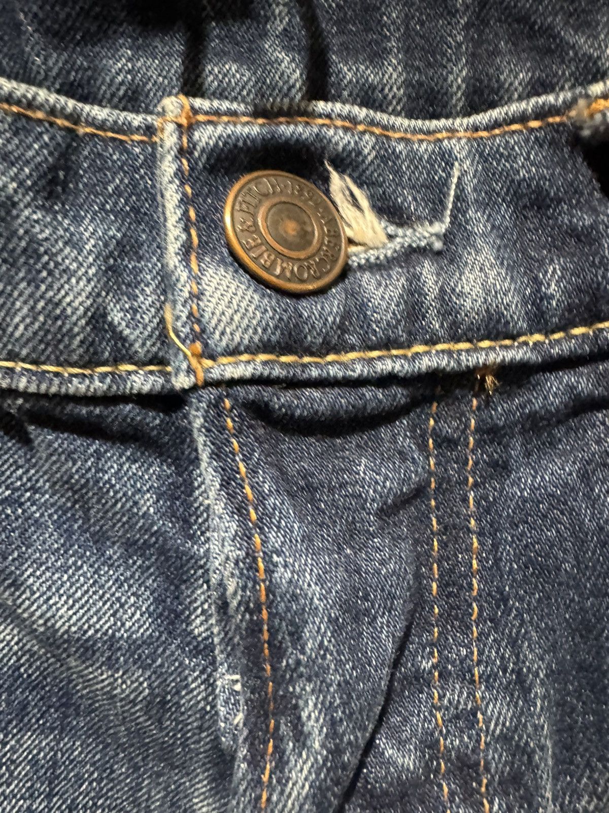 Abercrombie & Fitch Vintage 2000s Abercrombie and Fitch Blue Faded Denim Size US 30 / EU 46 - 3 Thumbnail