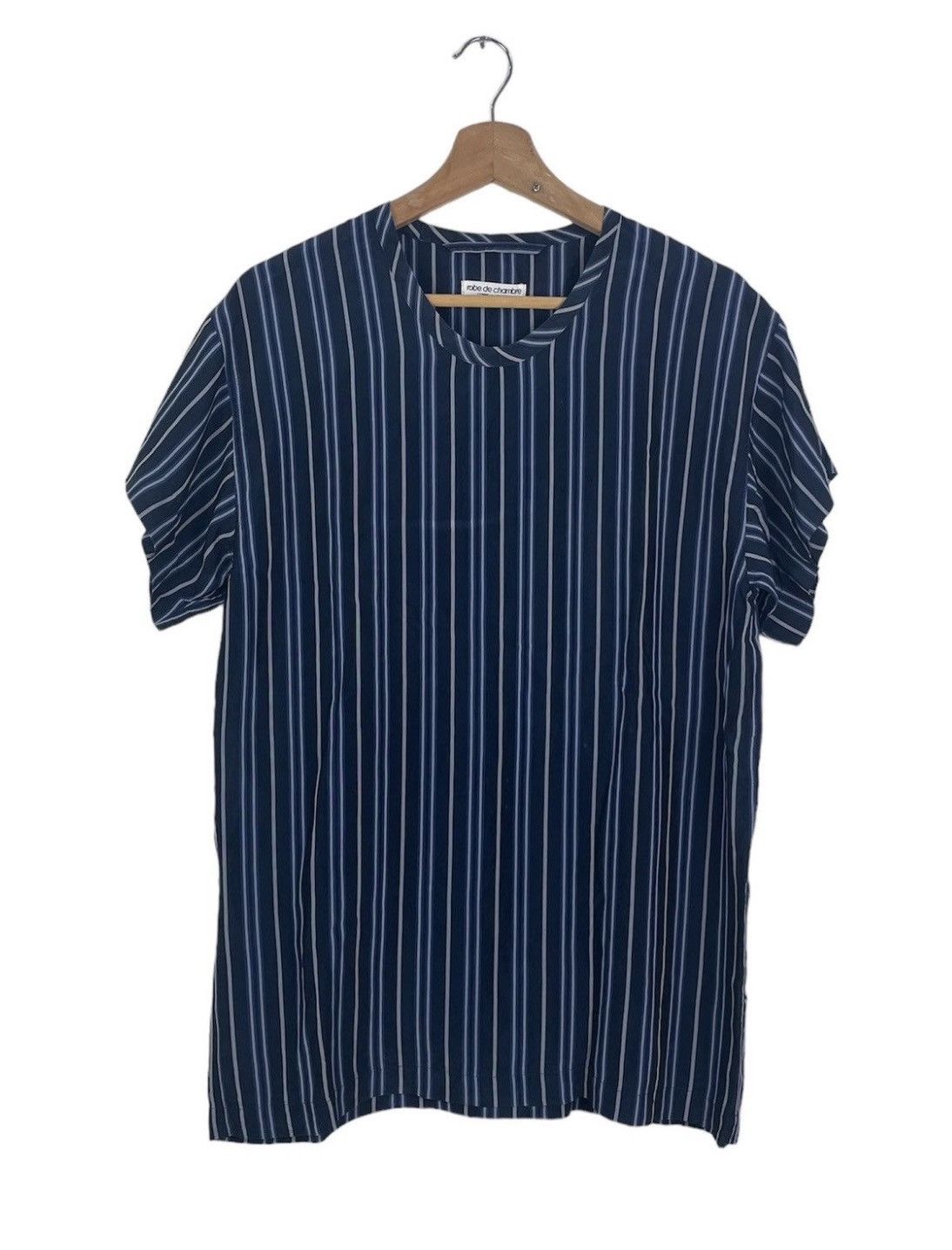 Comme des Garcons CDG Robe de Chambre Stripe Rayon Tee | Japan Rare Size US M / EU 48-50 / 2 - 1 Thumbnail