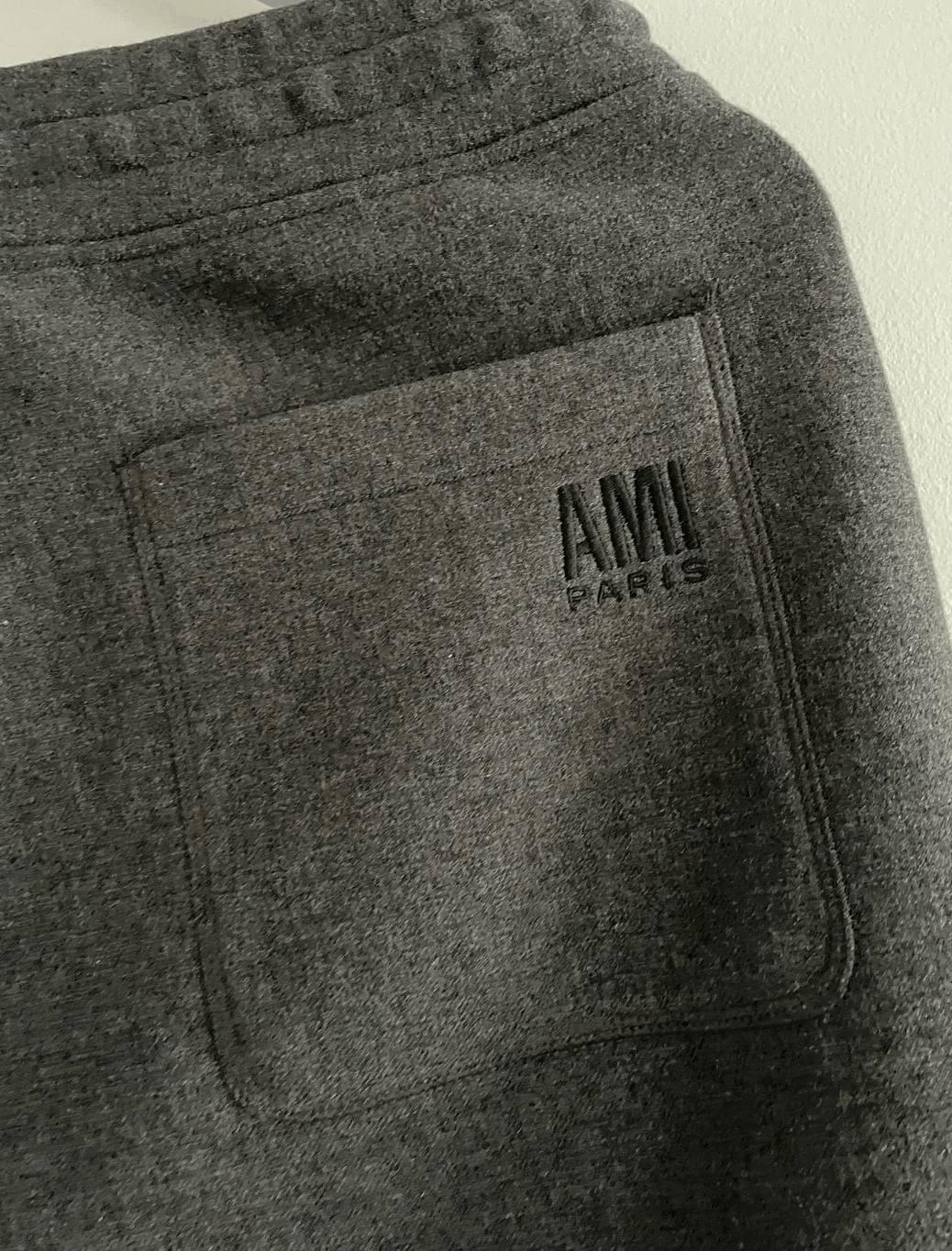 AMI AMI Paris wide leg sweatpants pants joggers grey M US 32 Size US 32 / EU 48 - 3 Thumbnail