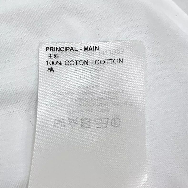 Louis Vuitton Louis Vuitton White Logo Cotton T -2505 Size S / US 4 / IT 40 - 8 Thumbnail