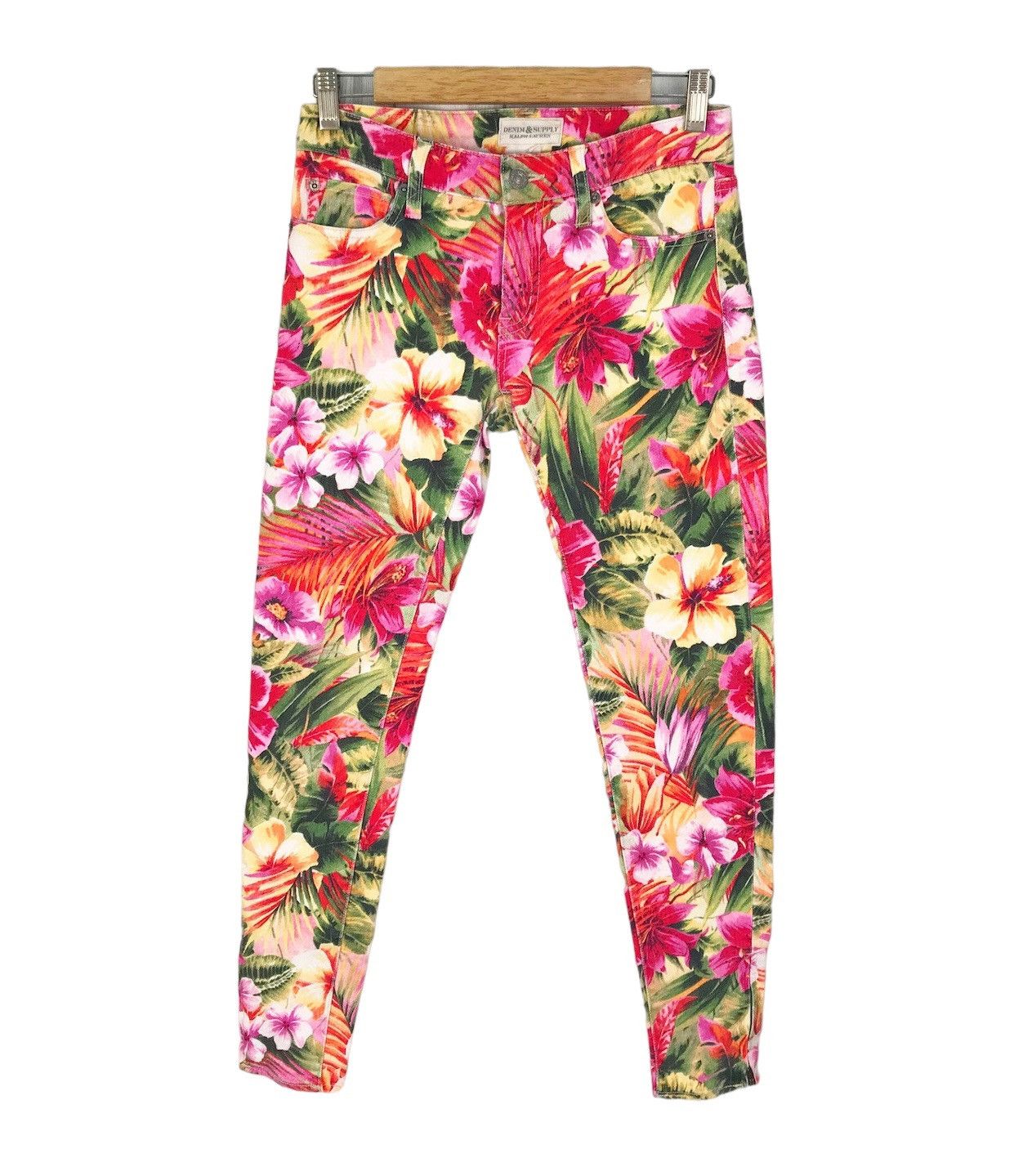Denim & Supply Ralph Lauren DENIM & SUPPLY Ralph Lauren Floral Stretch Denim Jeans Size US 28 / EU 44 - 1 Thumbnail