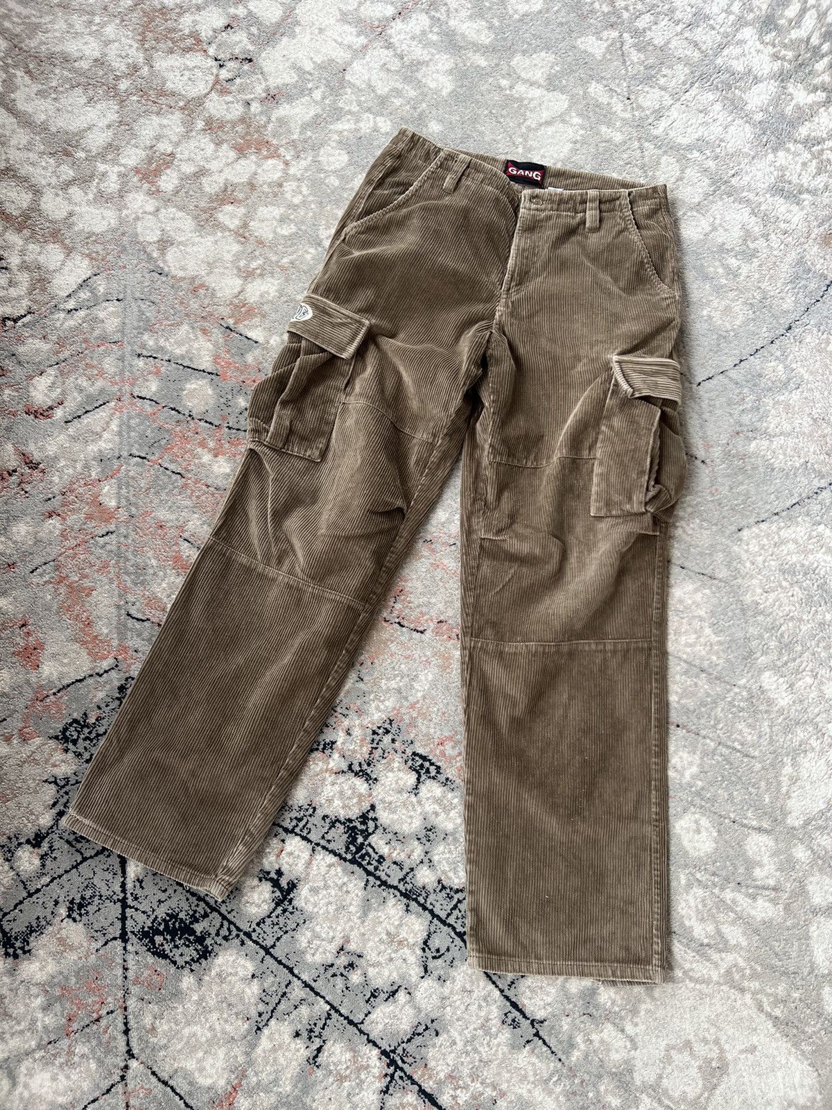 Vintage Vintage Gang Velvet Cargo Pants Size US 32 / EU 48 - 1 Thumbnail