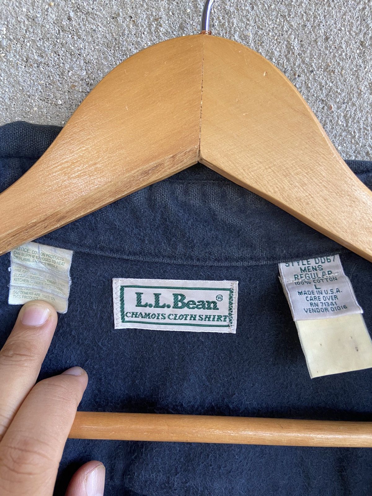 L.L. Bean Vintage L L BEAN Chamois shirt Size US L / EU 52-54 / 3 - 5 Thumbnail