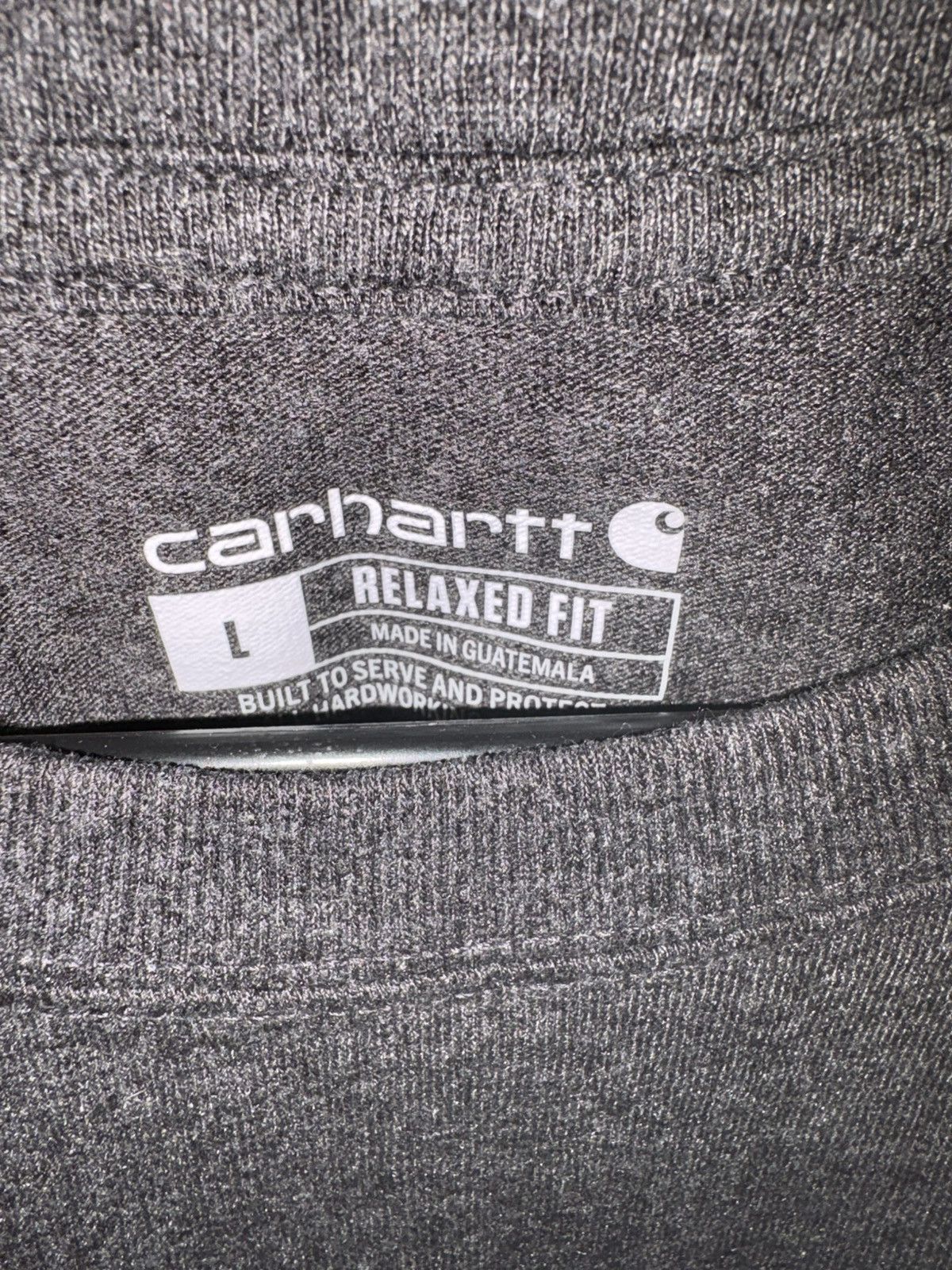 Carhartt Carhartt Grey Graphic Tee With Pocket NWT Size Large Size US L / EU 52-54 / 3 - 3 Thumbnail