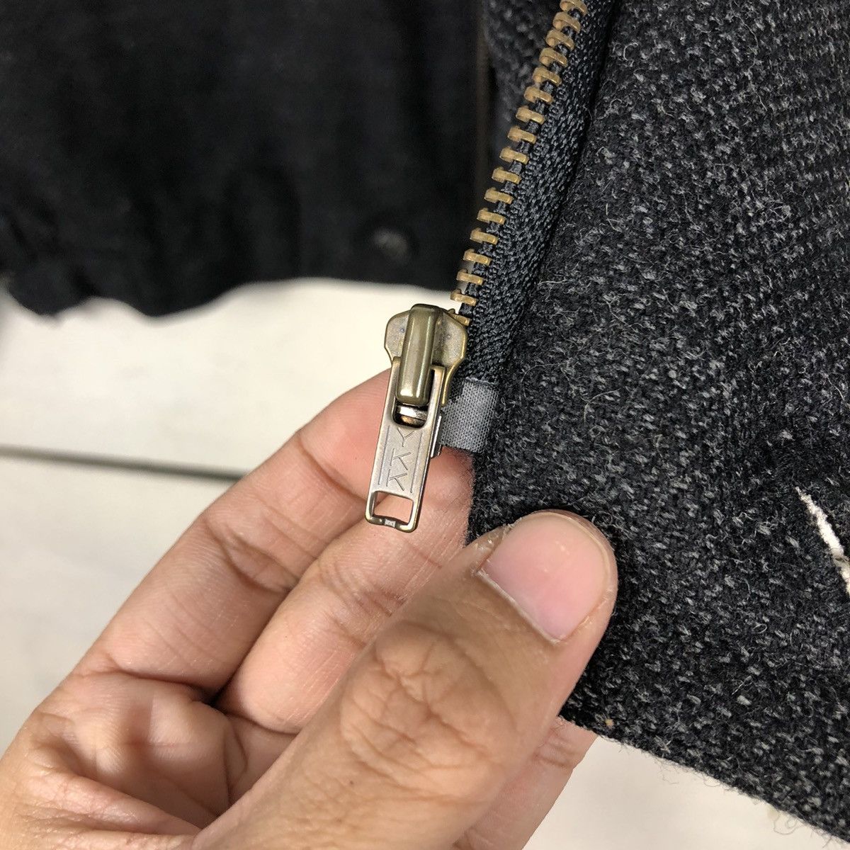 Japanese Brand 📌Vintage Wool Bomber Jacket Unbranded Issey Miyake Size US M / EU 48-50 / 2 - 17 Thumbnail