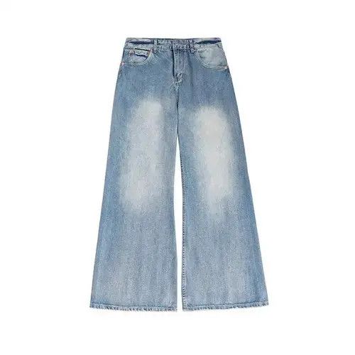 Designer × Japanese Brand × Vintage Y2K Straight Baggy Vintage Blue Jean Size US 30 / EU 46 - 3 Thumbnail