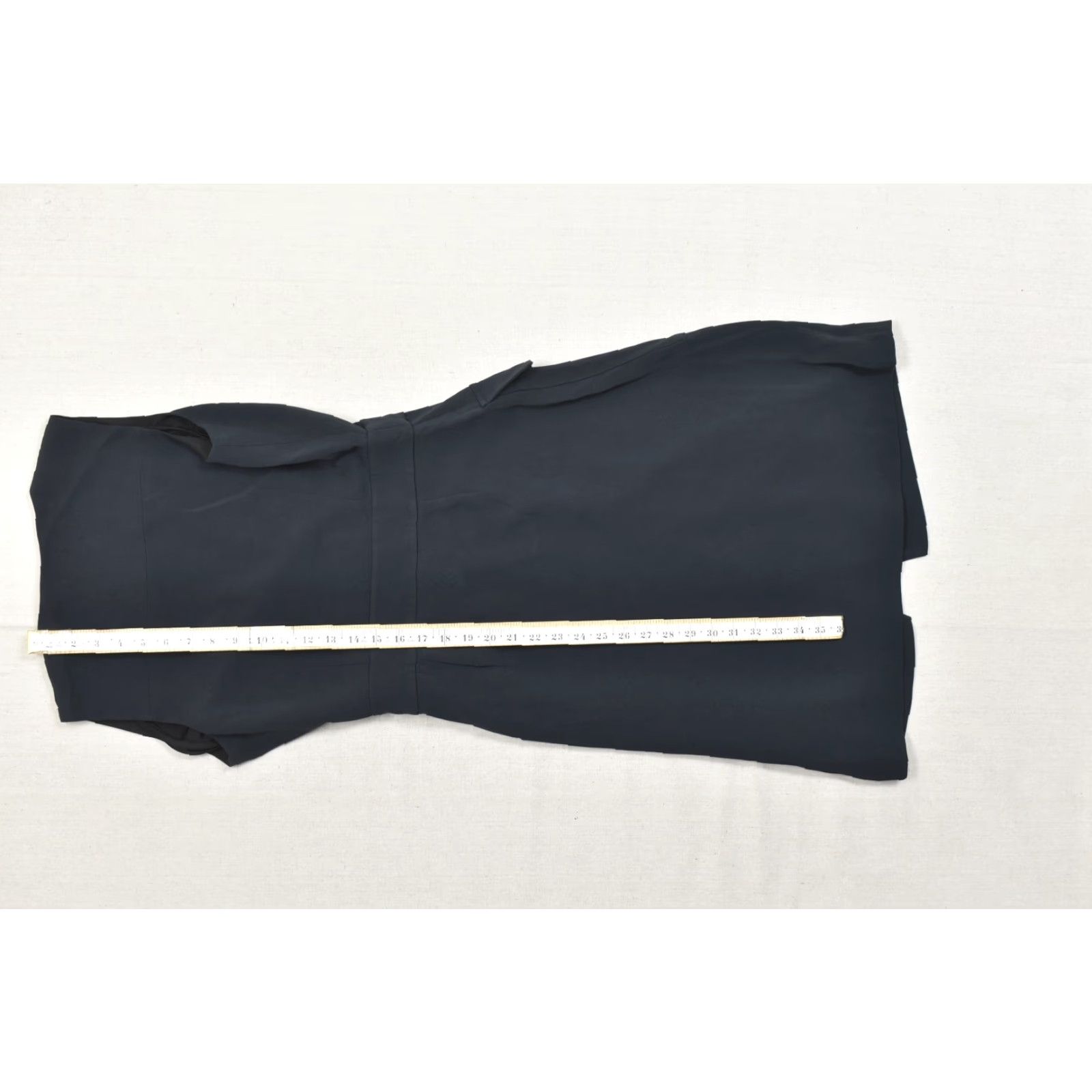 Ralph Lauren Polo Ralph Lauren Black Triacetate Blend Wrap Dress V-Neck Size 2 Size XS / US 0-2 / IT 36-38 - 4 Thumbnail