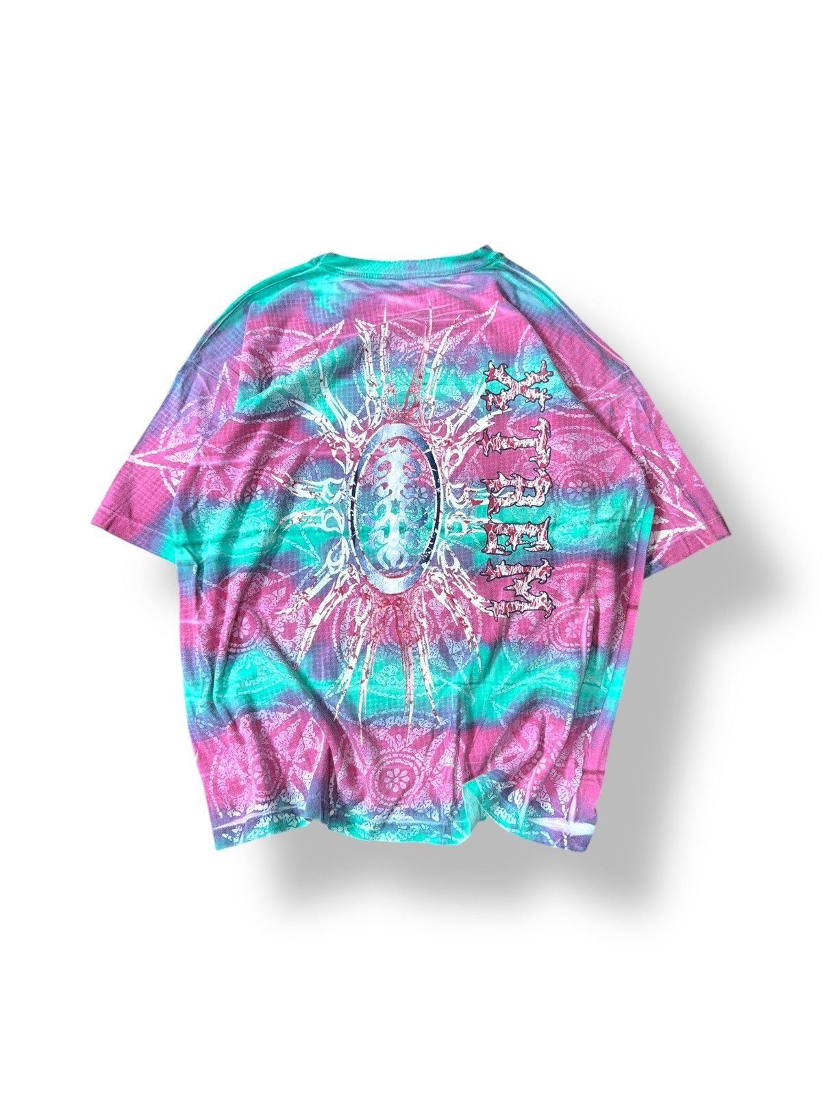 Hardcore Elegance *RARE* VINTAGE XTREM X TREM RACING SURF TIE DYE TEE TRIBAL Size US XL / EU 56 / 4 - 6 Thumbnail