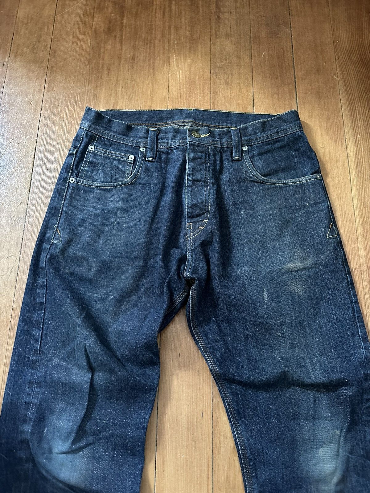 Eat Dust Eat Dust raw selvedge denim jeans Size US 33 - 2 Thumbnail