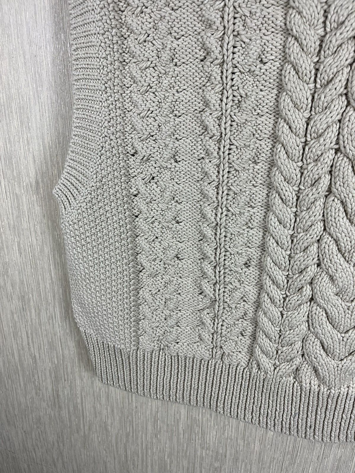 Cos COS knitted vest sweater cable knit y2k aesthetic vintage Size S / US 4 / IT 40 - 14 Thumbnail