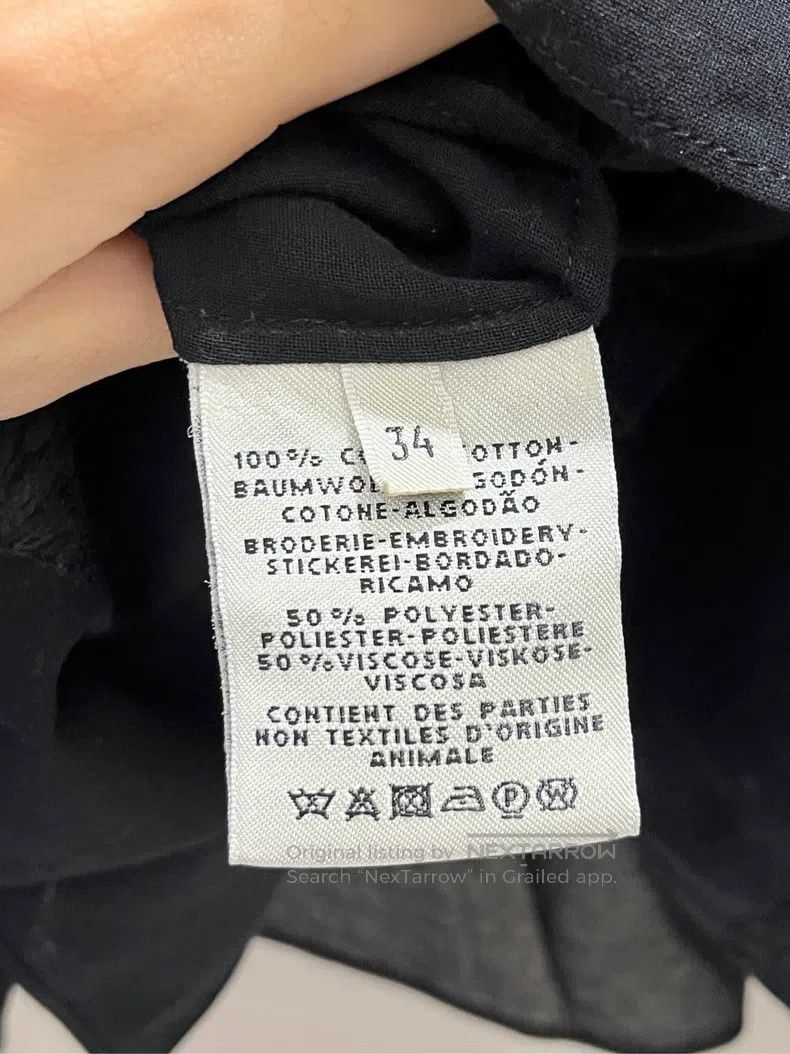Hermes Hermes Silk Black Top Size XXS / US 00 / IT 34 - 4 Thumbnail