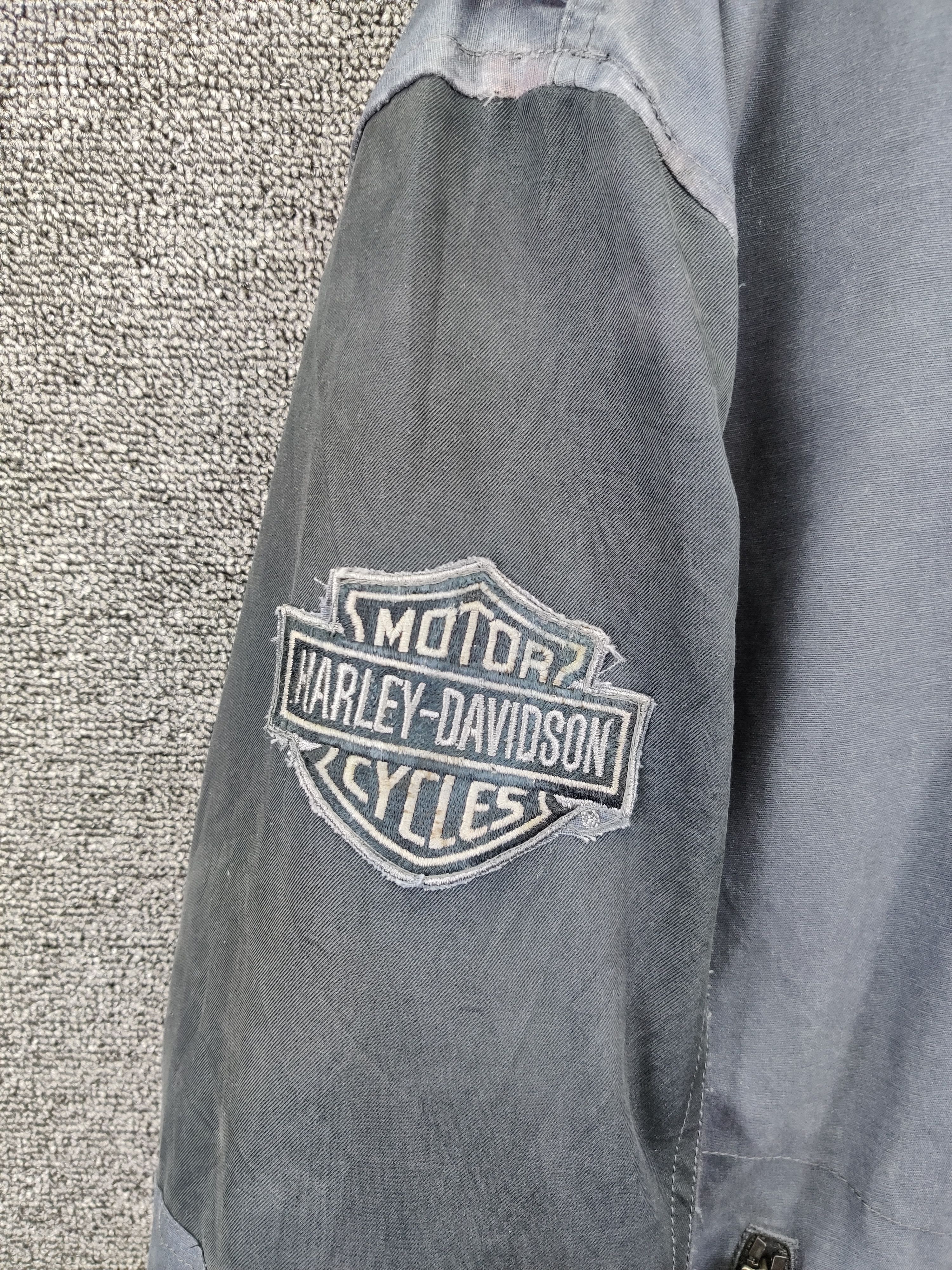 Harley Davidson Vintage Harley Davidson Embroidery Motorcycle Jacket Size US M / EU 48-50 / 2 - 10 Thumbnail