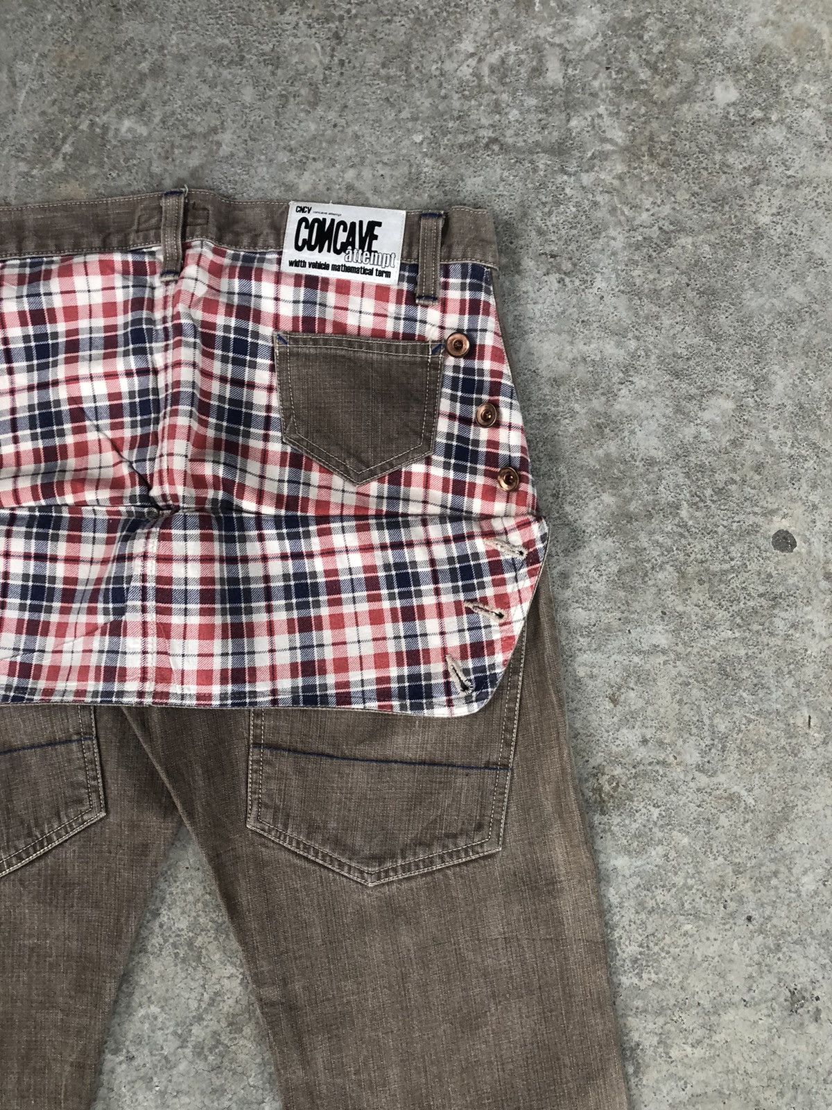 Japanese Brand Japanese Concave attempt Distressed Jeans Size US 32 / EU 48 - 11 Thumbnail