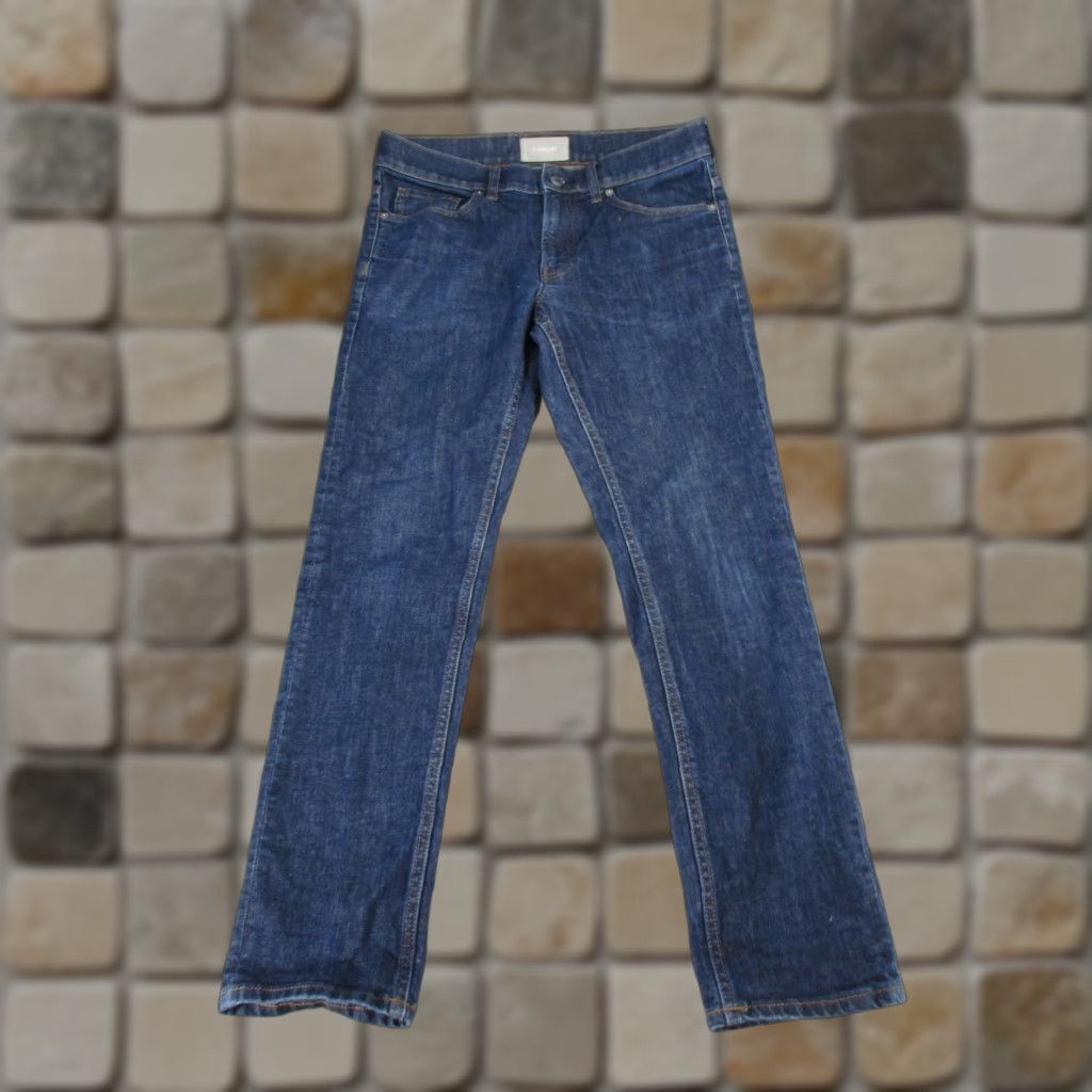 Everlane Everlane Jeans Mens 32 Dark Blue Denim Slim 32X29 Slim Fit Tapered 29 In Inseam Jeans Mens Blue Denim Slim Fit 90s? Size US 32 / EU 48 - 1 Thumbnail