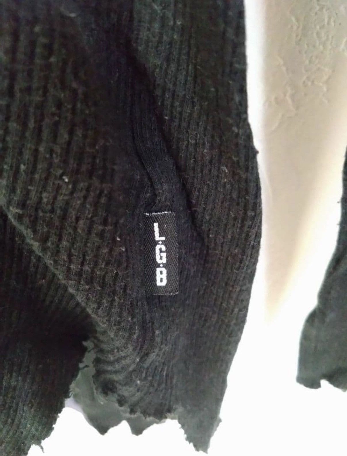 Le Grande Bleu (L.G.B.) L.G.B Back Cross Hooded Cardigan Japanese y2k archive Size US XS / EU 42 / 0 - 5 Thumbnail