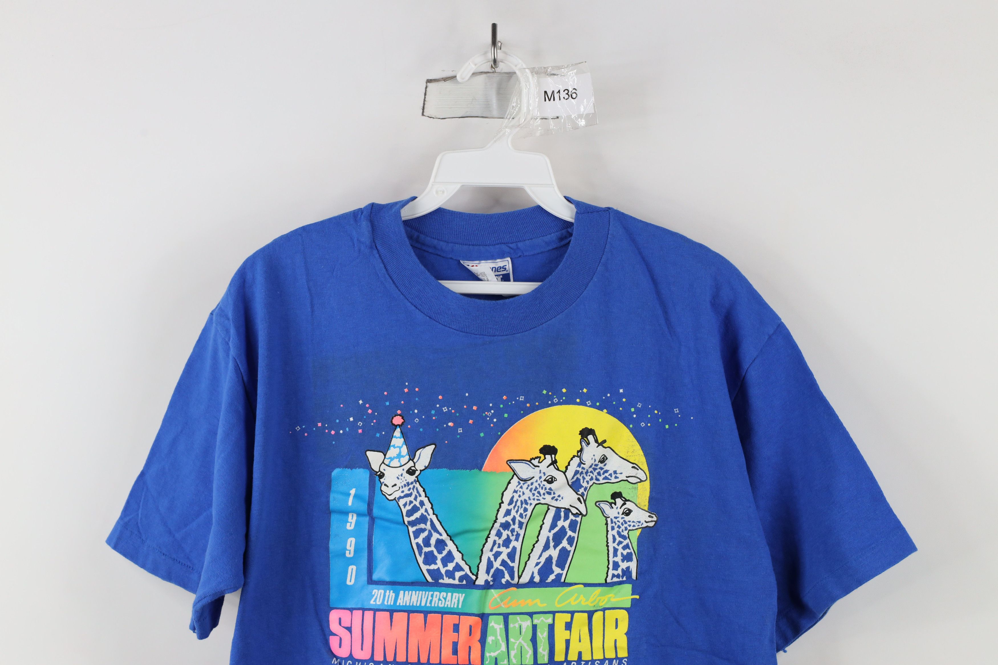 Vintage Vintage 90s 20th Anniversary Ann Arbor Art Fair T-Shirt Size US L / EU 52-54 / 3 - 2 Thumbnail