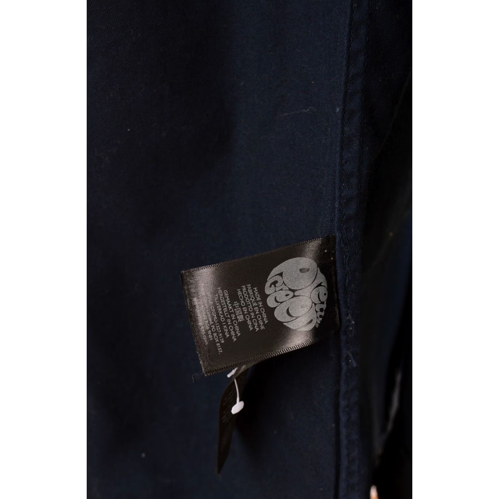 Pretty Green Pretty Green Langford Mandarin Collar Military Twill Jacket Blue M Mens Jacket Size US M / EU 48-50 / 2 - 6 Thumbnail