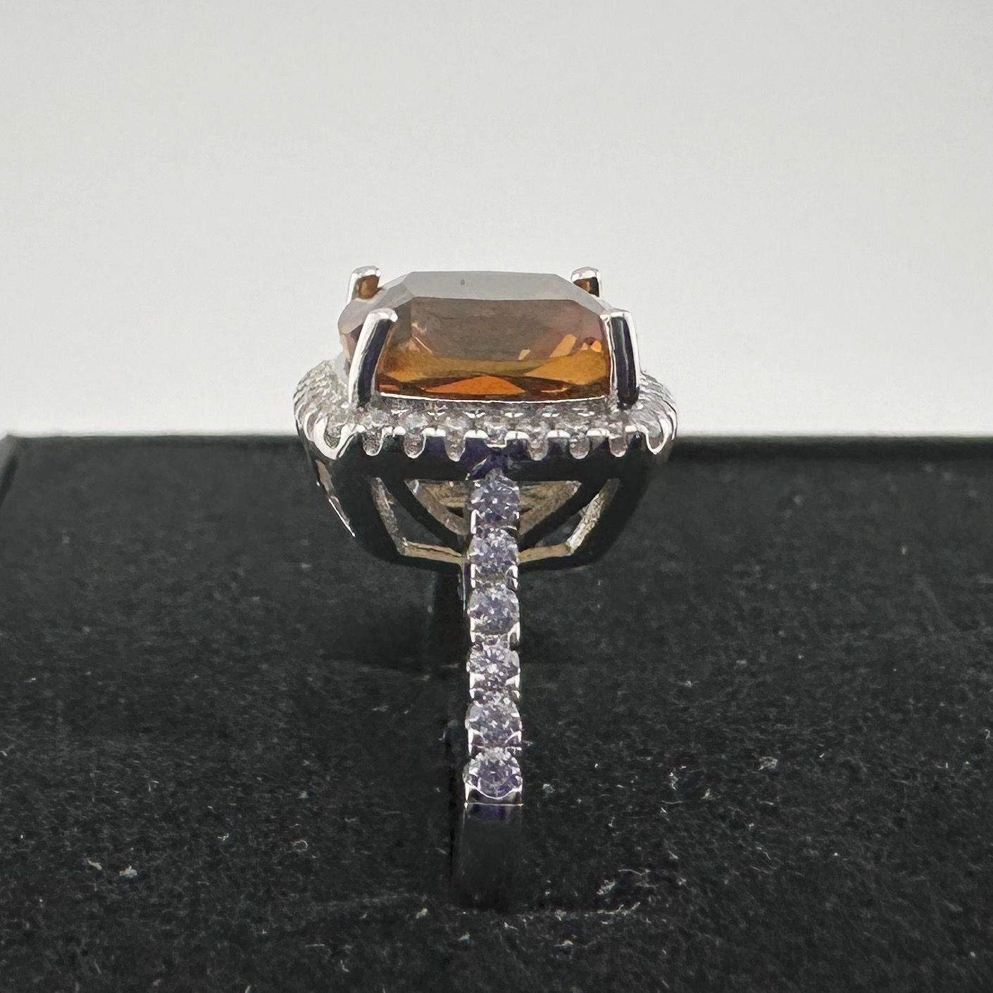 Other Beautiful 4.11 Ct Cushion cut Lab Grown Zulanite Ring Size ONE SIZE - 8 Thumbnail
