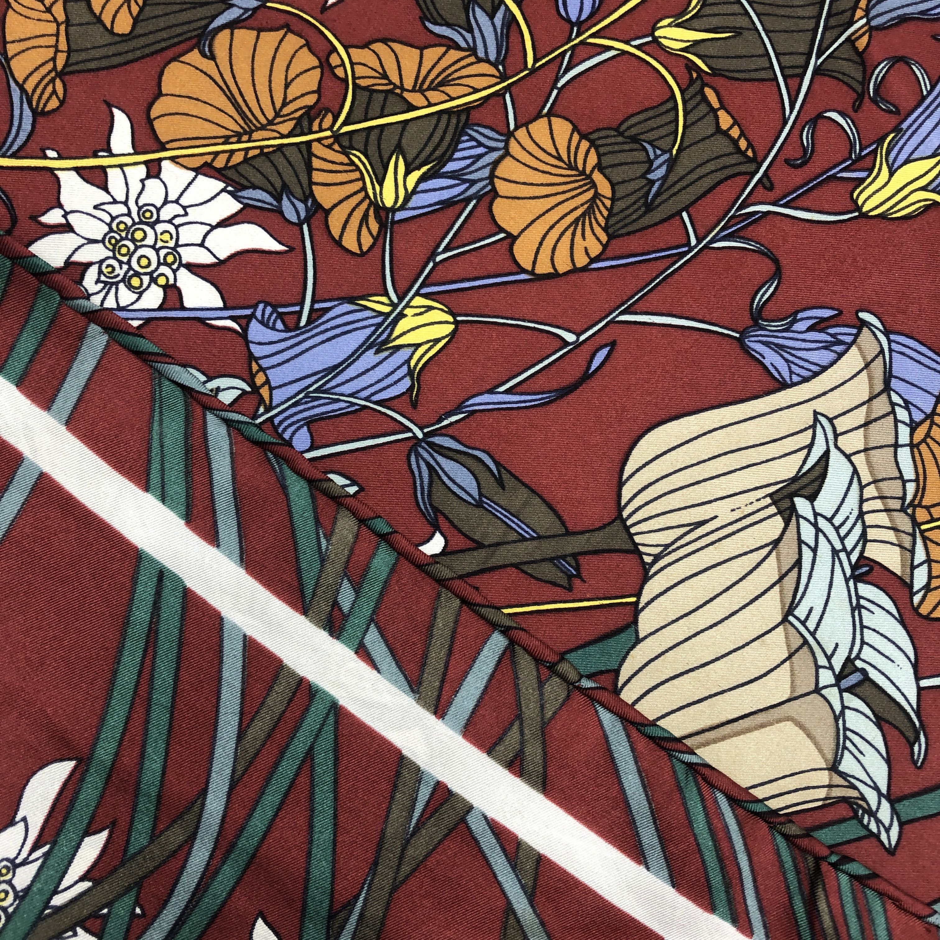Other × Vintage Vintage SILK Scarf Twill Stole Wraps Scarves Size ONE SIZE - 13 Thumbnail