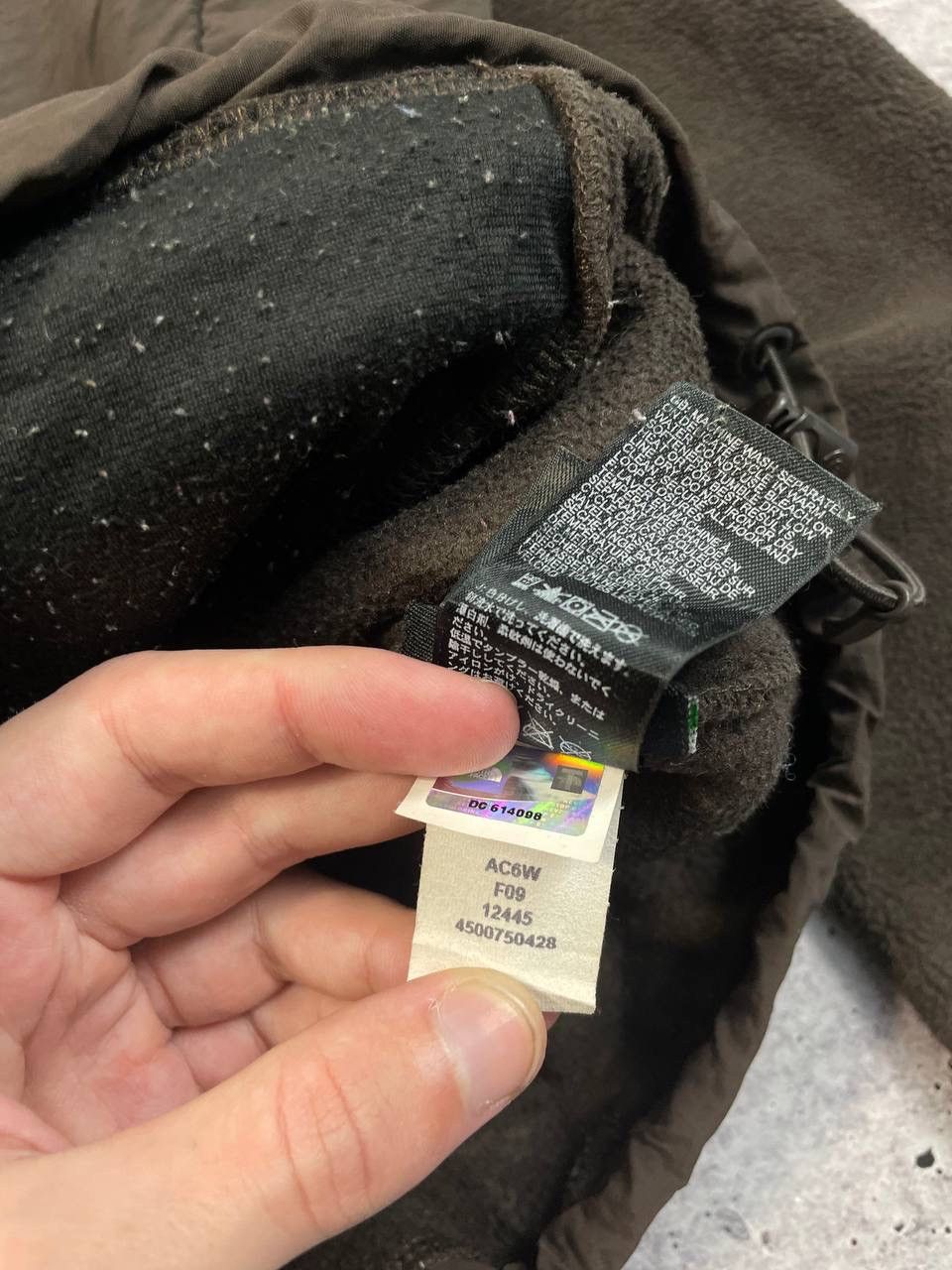 The North Face Vintage The North Face Brown Fleece Nylon Jacket Y2K Size S / US 4 / IT 40 - 8 Thumbnail