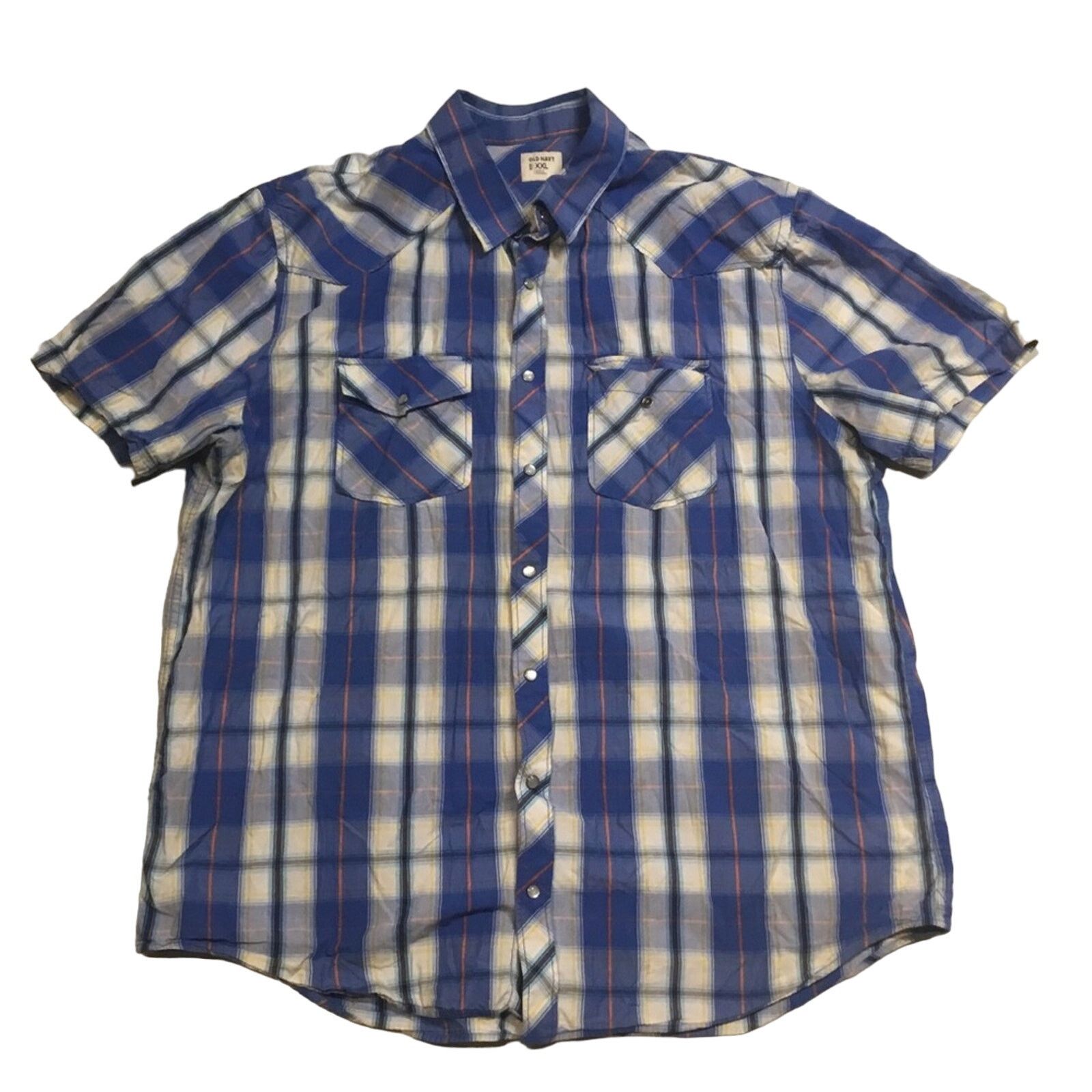 Old Navy Old Navy Plaid Button Down Size US XXL / EU 58 / 5 - 2 Thumbnail