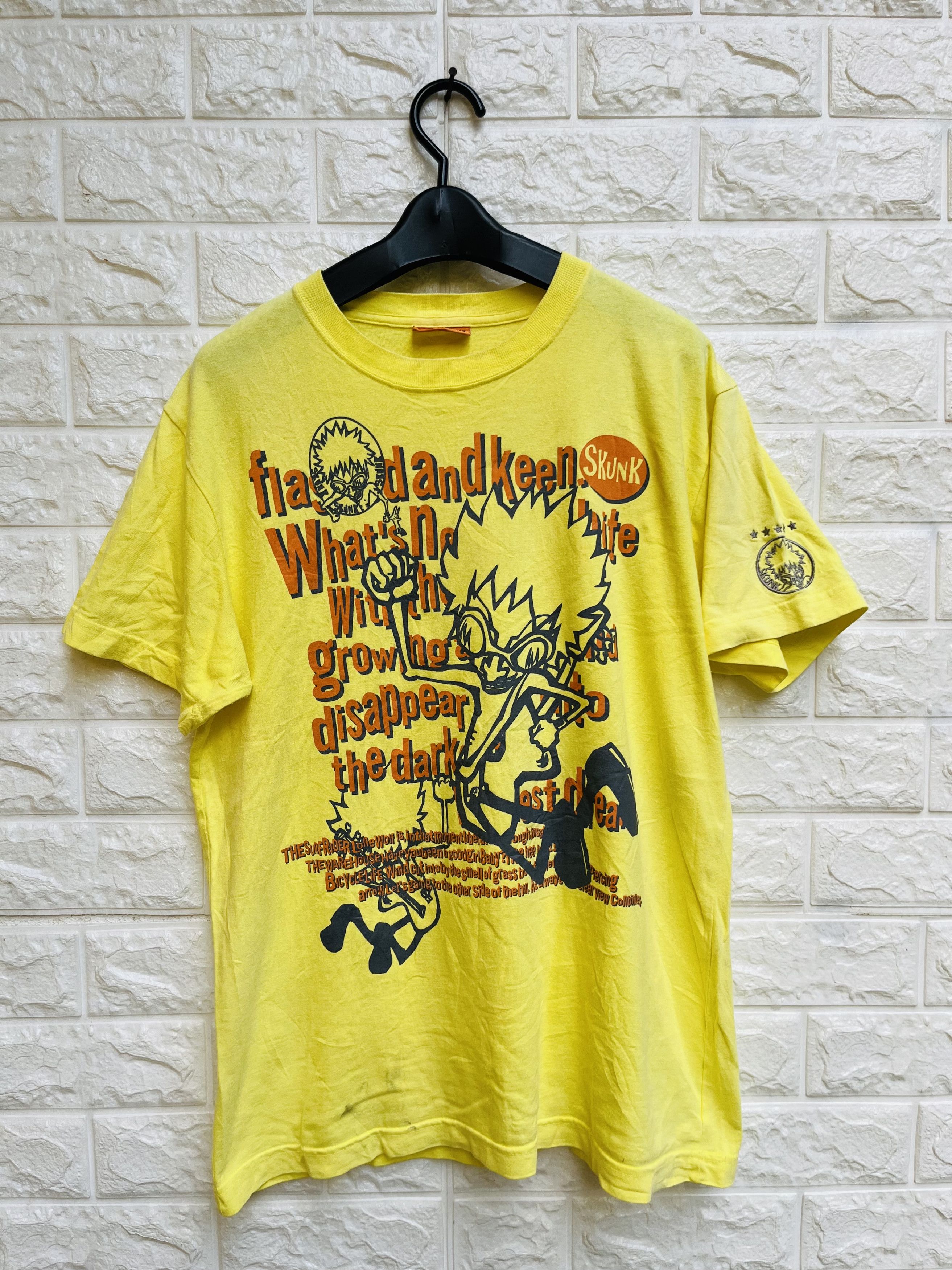 Japanese Brand Vintage Mischievous Skunk Streetwear Fashion Style Shirt Size US L / EU 52-54 / 3 - 1 Thumbnail