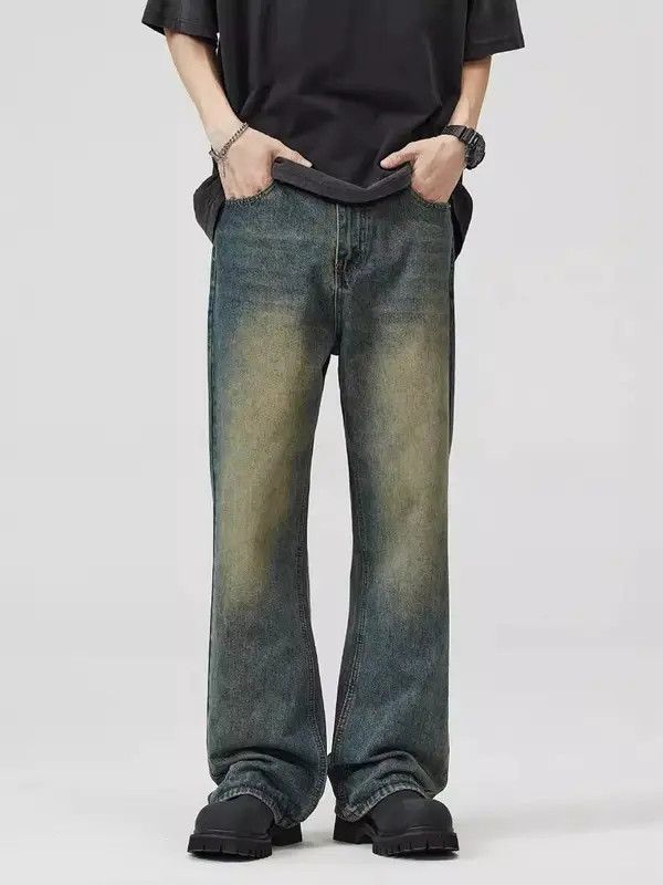 VIBE American oversize retro loose washed distressed baggy jeans Size US 32 / EU 48 - 6 Thumbnail