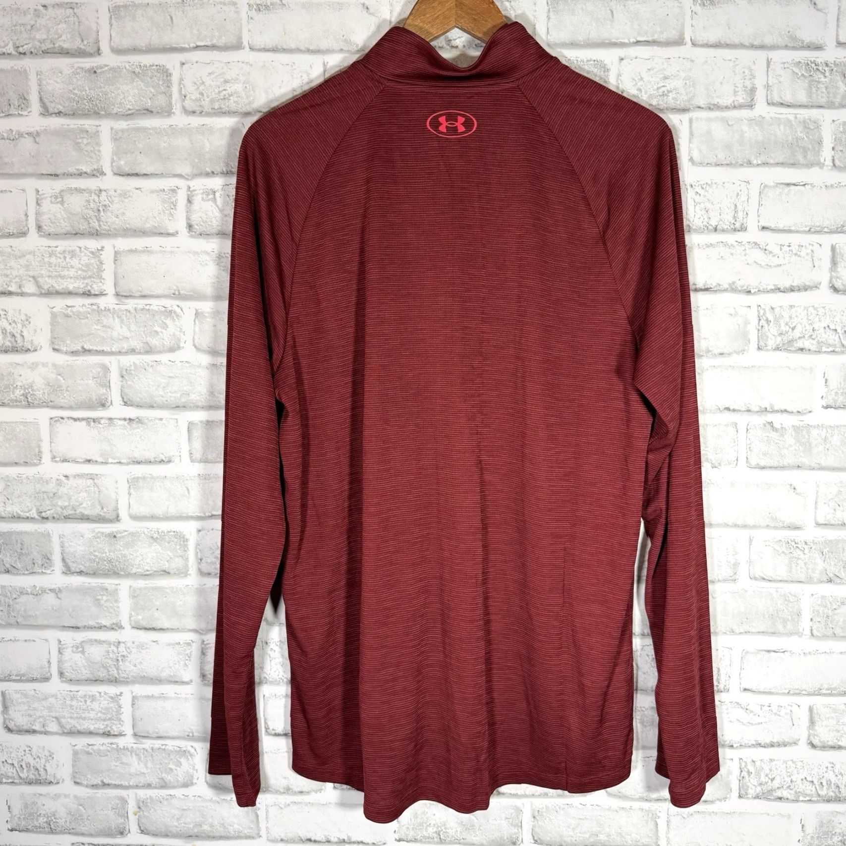 Under Armour Under Armour Sweatshirt Adult Large Red Half Zip Athletic Pullover Mens Size US L / EU 52-54 / 3 - 5 Thumbnail