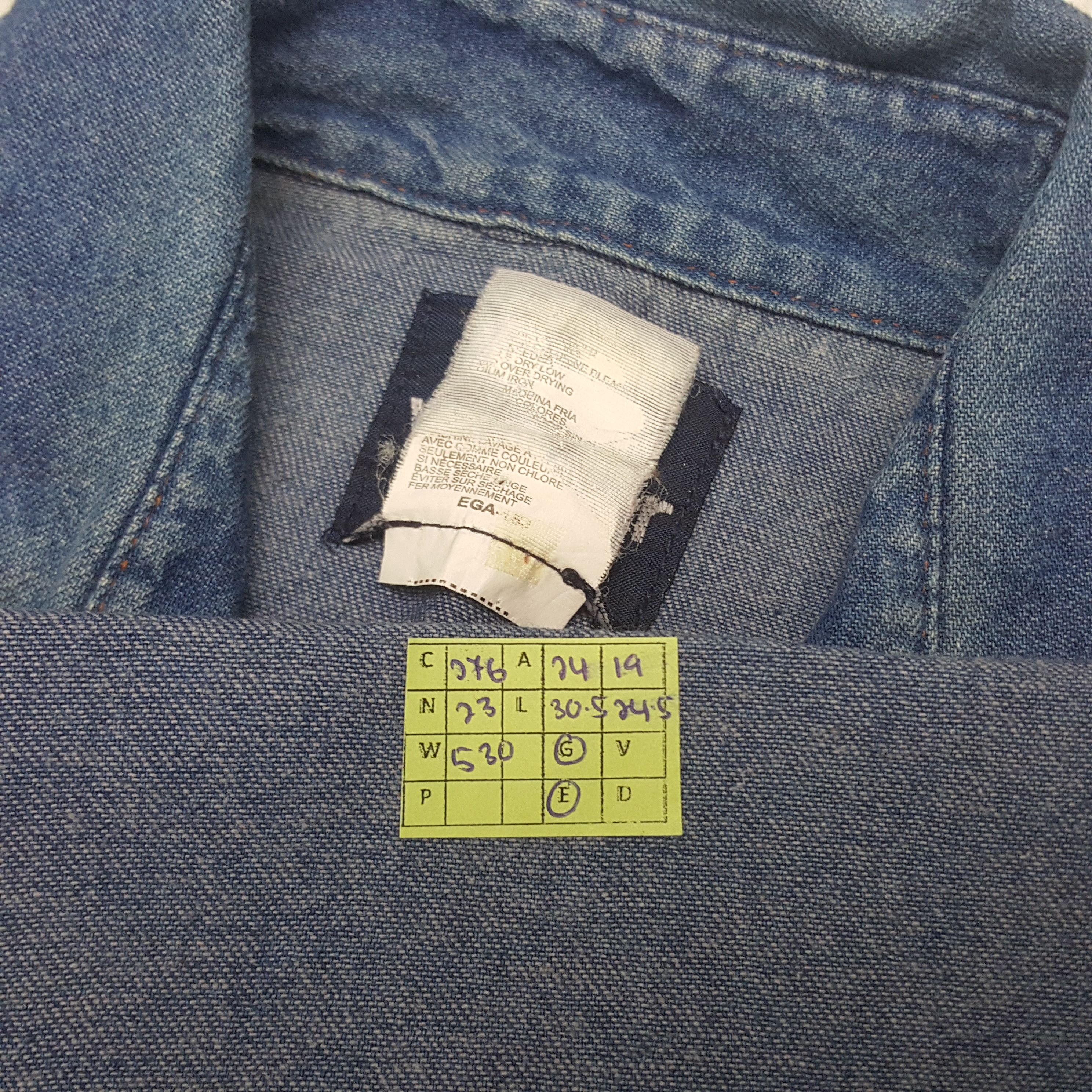 Vintage × Wrangler Vintage Wrangler American Denim Shirt Button Up Size US XL / EU 56 / 4 - 7 Thumbnail