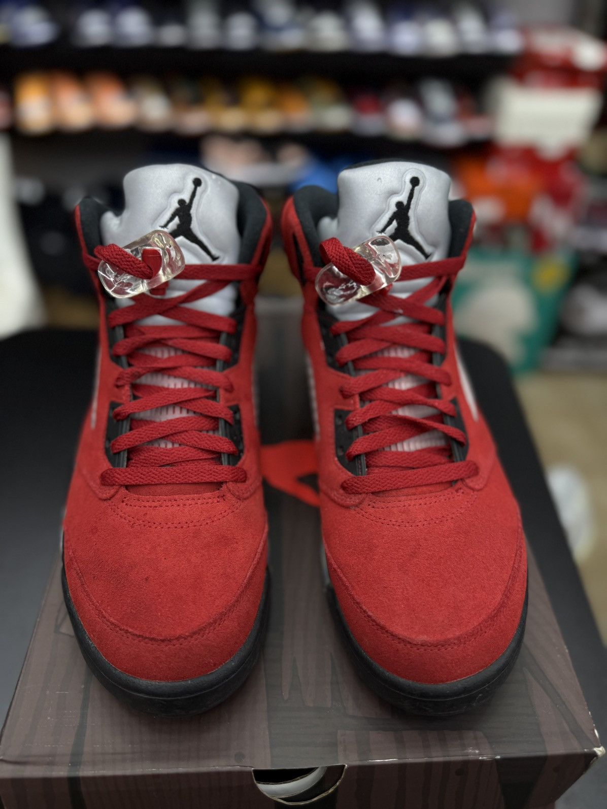 Nike Jordan 5 Raging Bulls Size 10.5 (DD0587-600) 🧼 Size US 10.5 / EU 43-44 - 4 Thumbnail