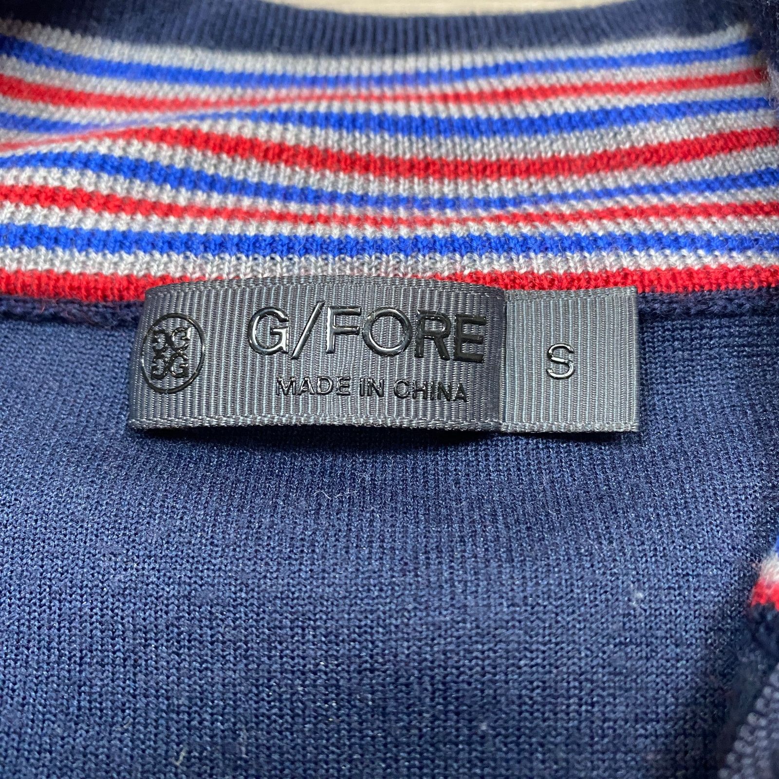 G/FORE G/Fore Wool Quarter Zip Sweater Pullover Men's Small Golf Size US S / EU 44-46 / 1 - 3 Thumbnail