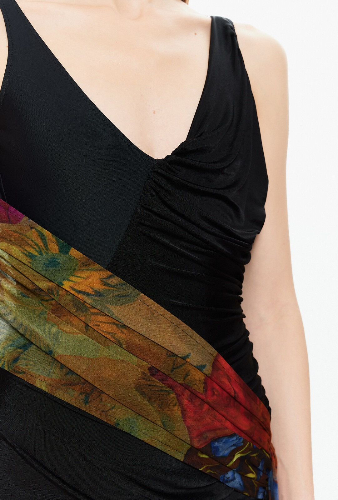 Marine Serre Last Size Marine Serre Asymmetric Draped Dress Size M / US 6-8 / IT 42-44 - 3 Thumbnail