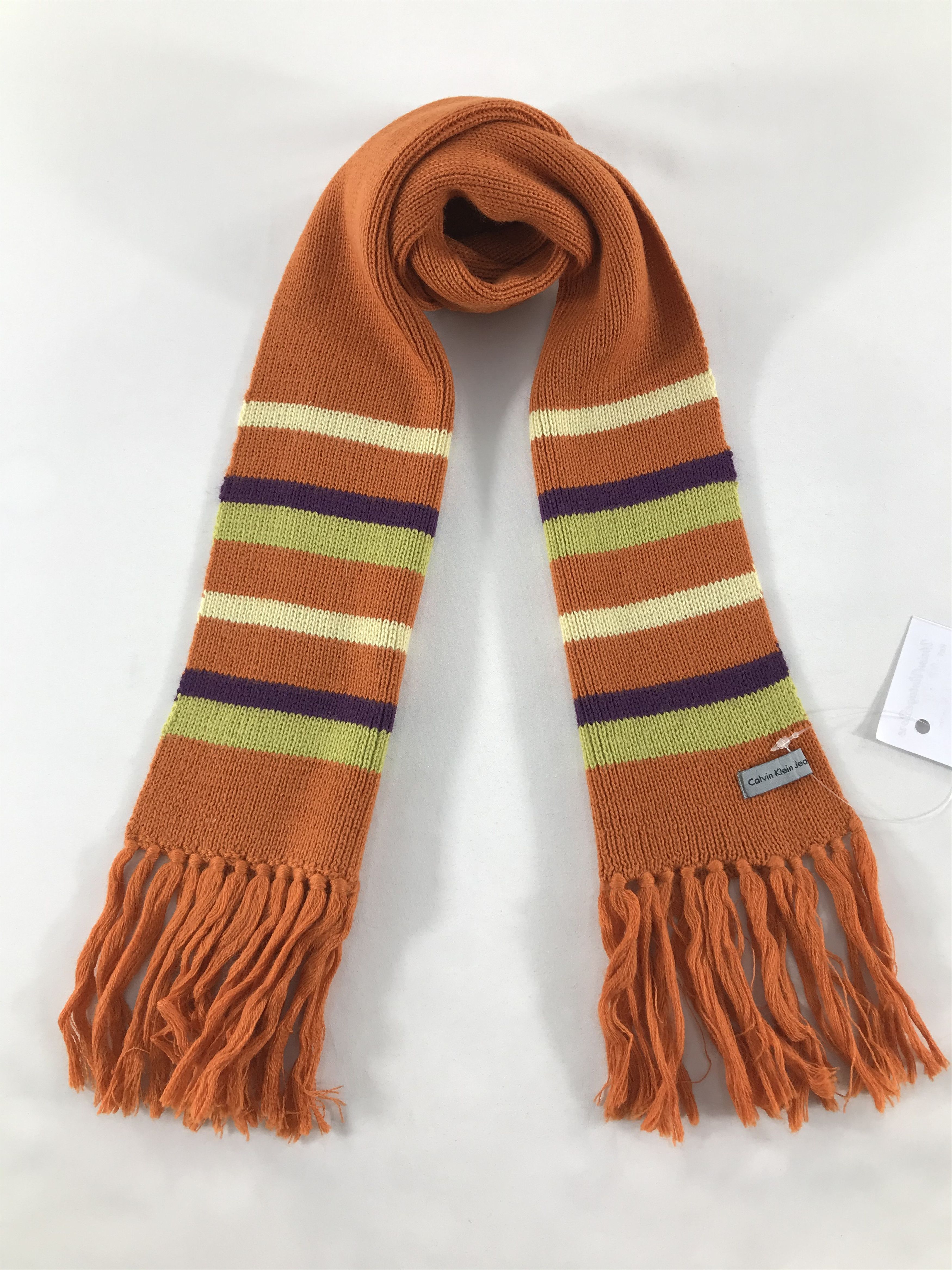 Calvin Klein Vintage Calvin Klein Scarf/Muffler/Neckwear MF1631 Size ONE SIZE - 1 Thumbnail