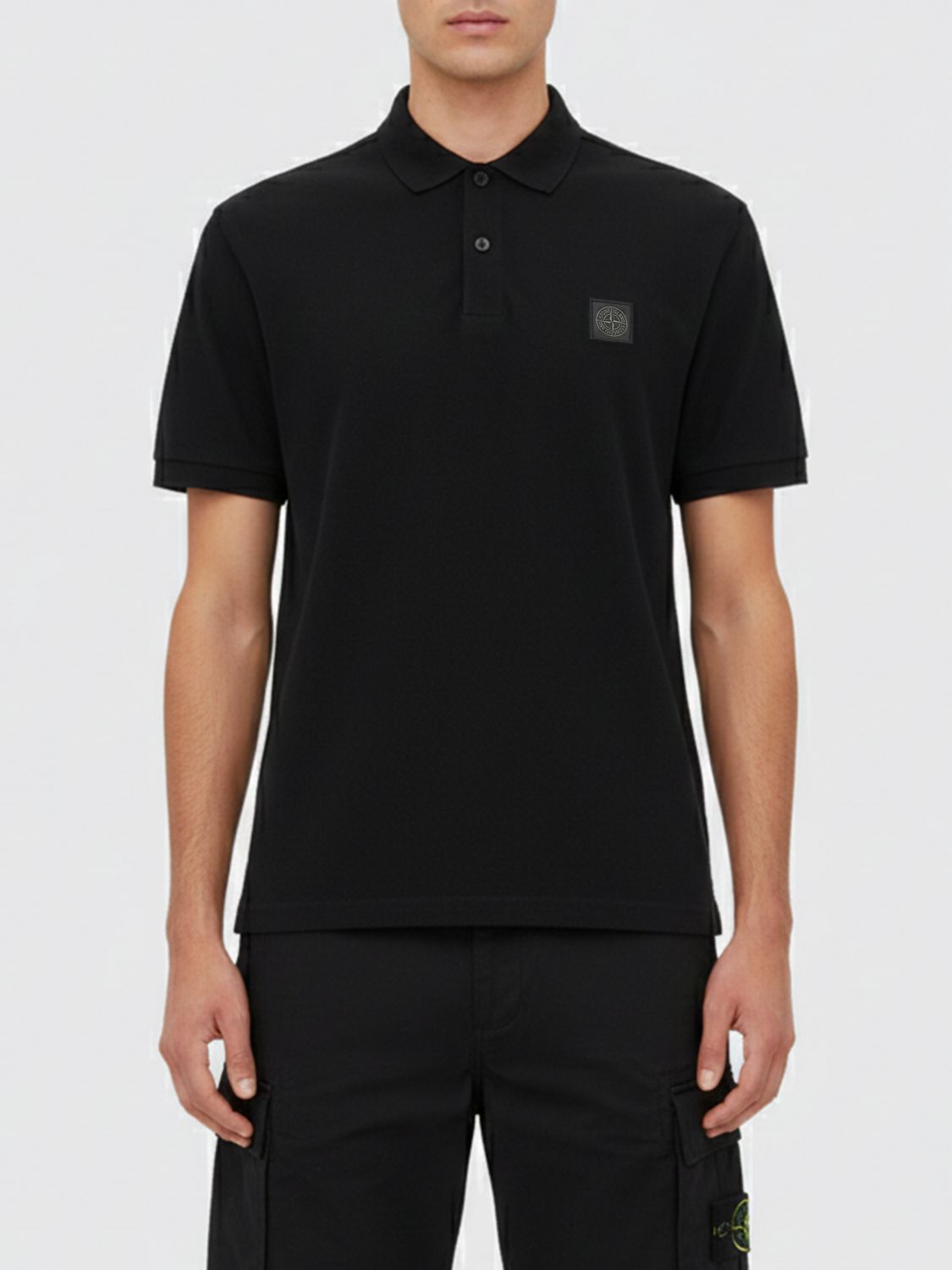 Stone Island Stone Island Polo Shirt Men Black Size US XL / EU 56 / 4 - 1 Thumbnail