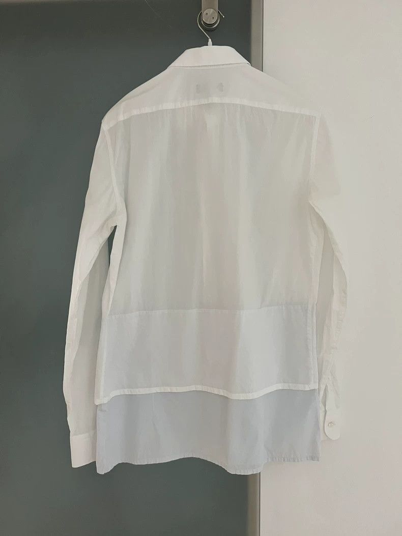 Raf Simons Men's Blue White Striped Shirt-2506