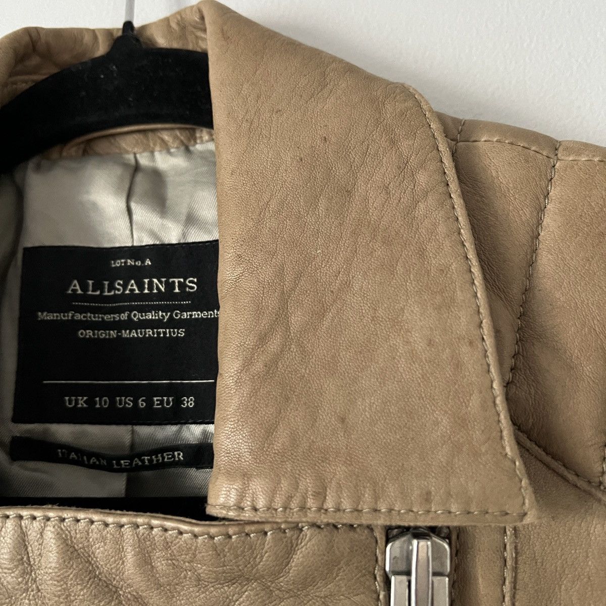 Allsaints All Saints Leather Jacket Women’s Size M / US 6-8 / IT 42-44 - 10 Thumbnail
