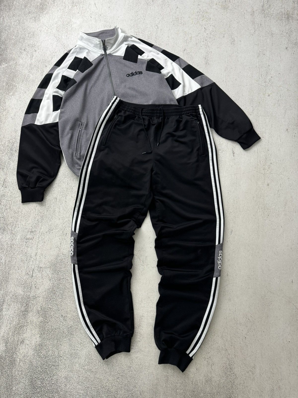 Adidas × Vintage Adidas Vintage Retro Track Suit Size US L / EU 52-54 / 3 - 2 Thumbnail