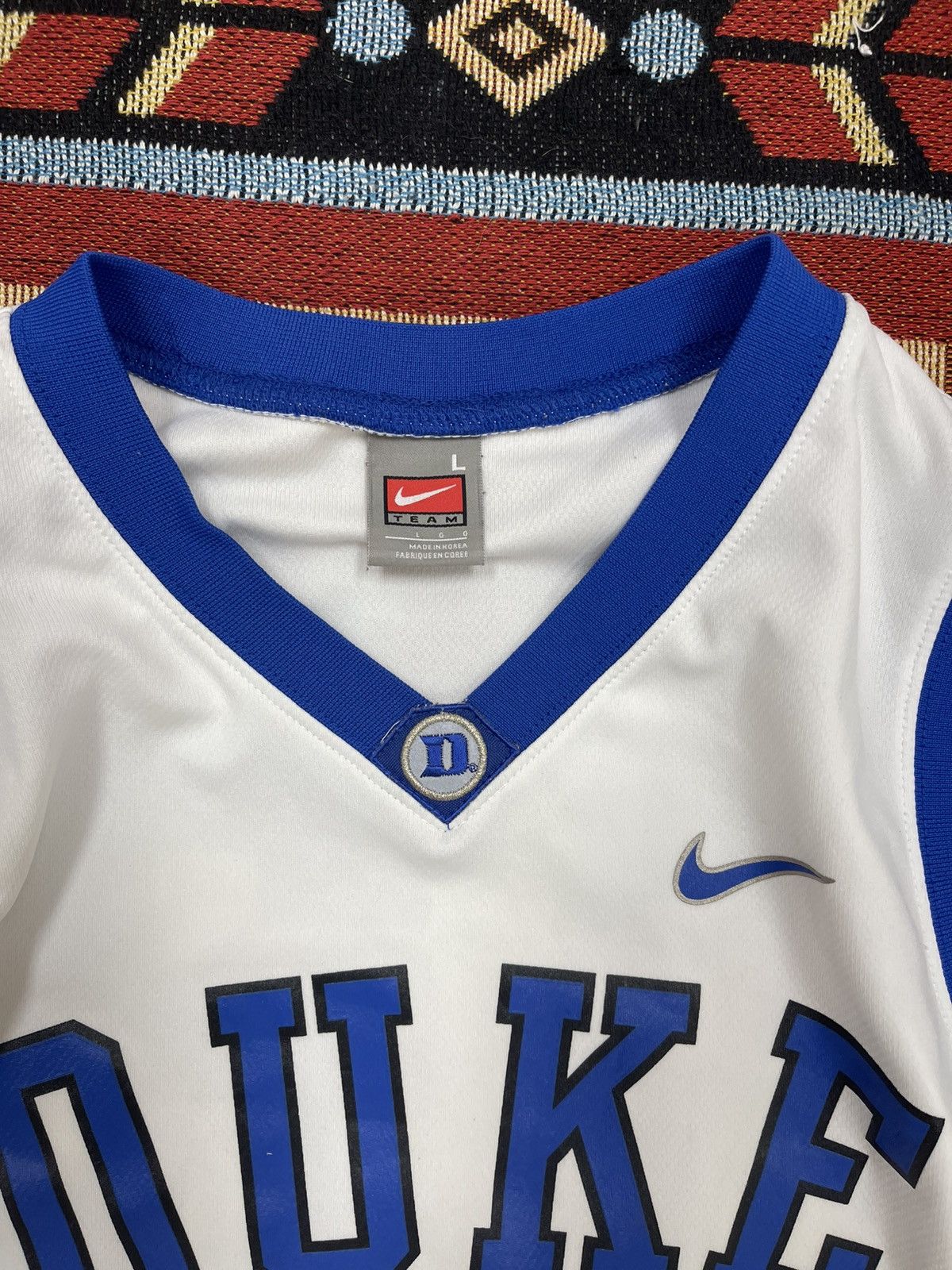 NBA × Nike DUKE BLUE DEVILS NIKE TEAM JERSEY SIGNED Size US L / EU 52-54 / 3 - 3 Thumbnail