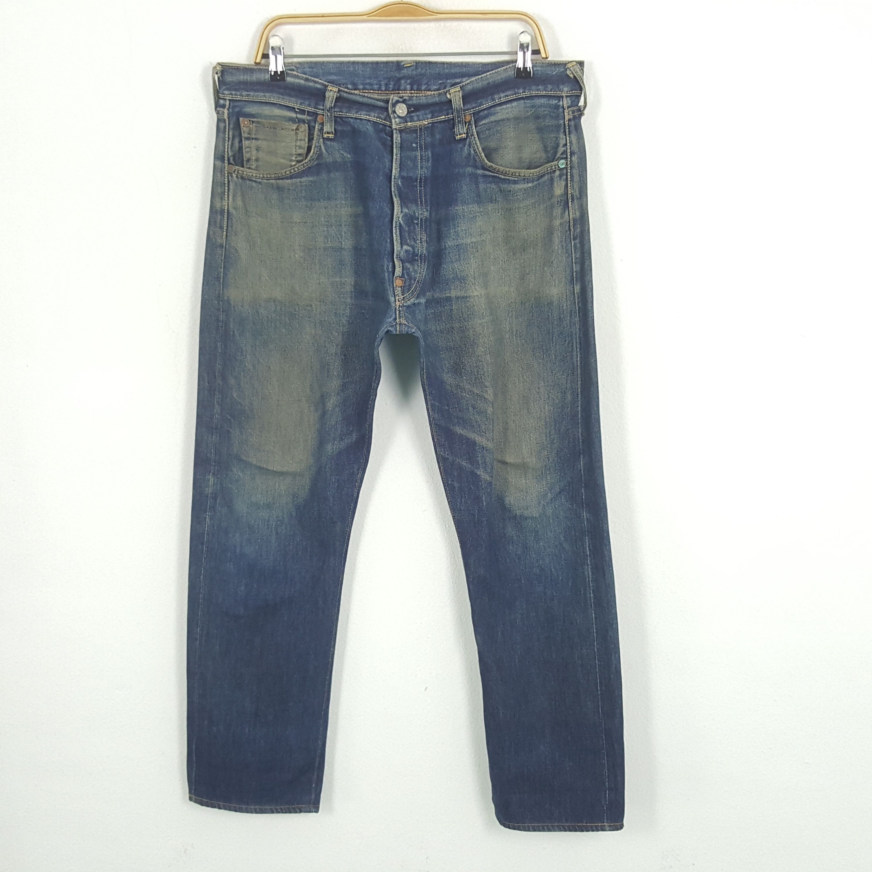 Evisu × Vintage Vintage Evisu Selvedge Custom Daicock Denim Jeans Size US 35 - 4 Thumbnail