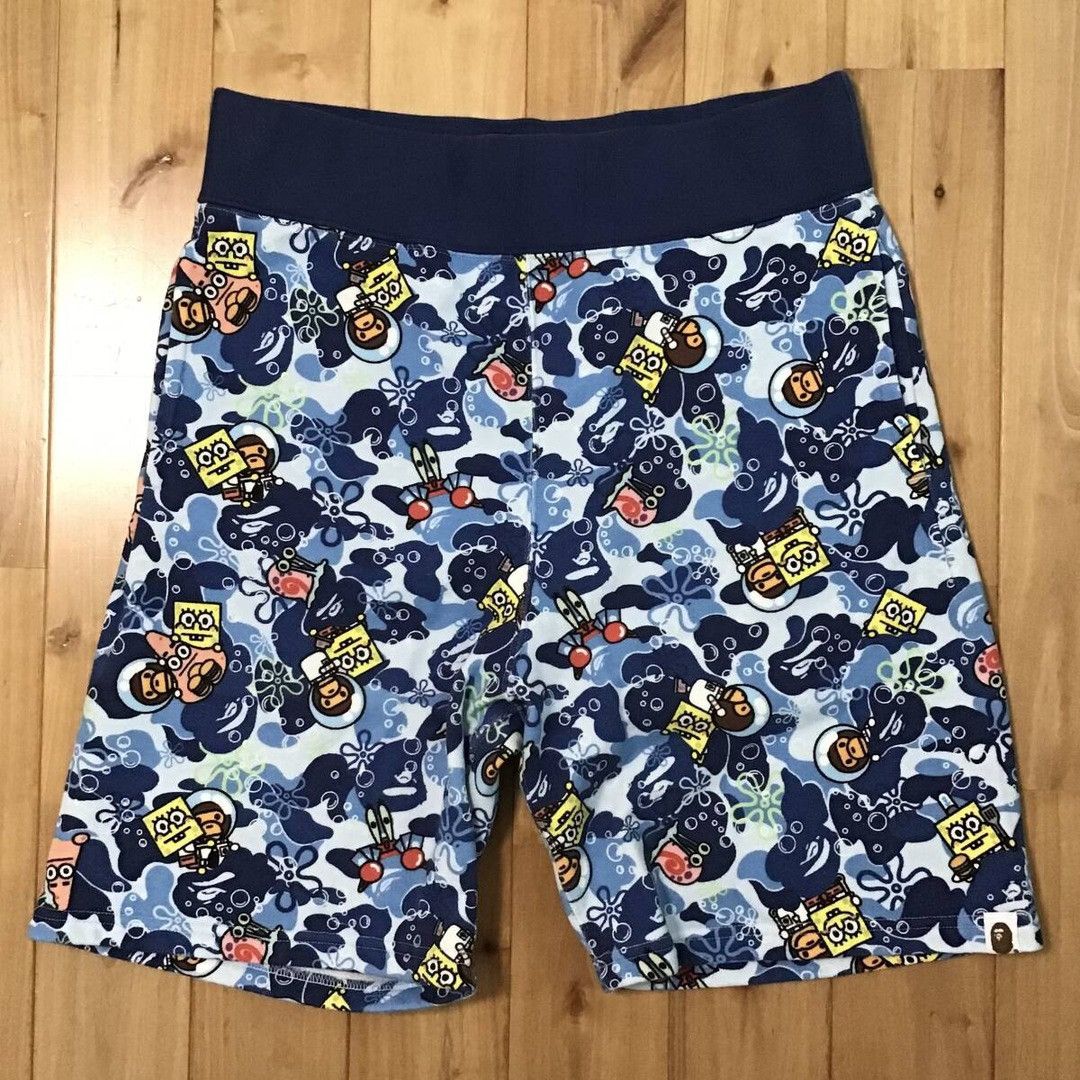 Bape BAPE × Spongebob Milo sweat shorts a bathing ape ★size M Size US 32 / EU 48 - 1 Thumbnail