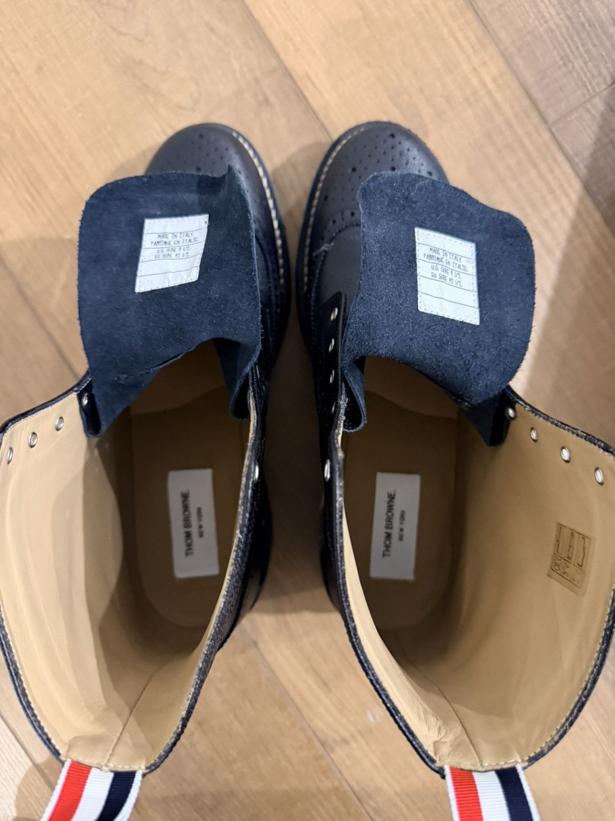 Thom Browne Thom Browne Leather Lugsole Hiking Boots Size US 9.5 / EU 42-43 - 8 Thumbnail