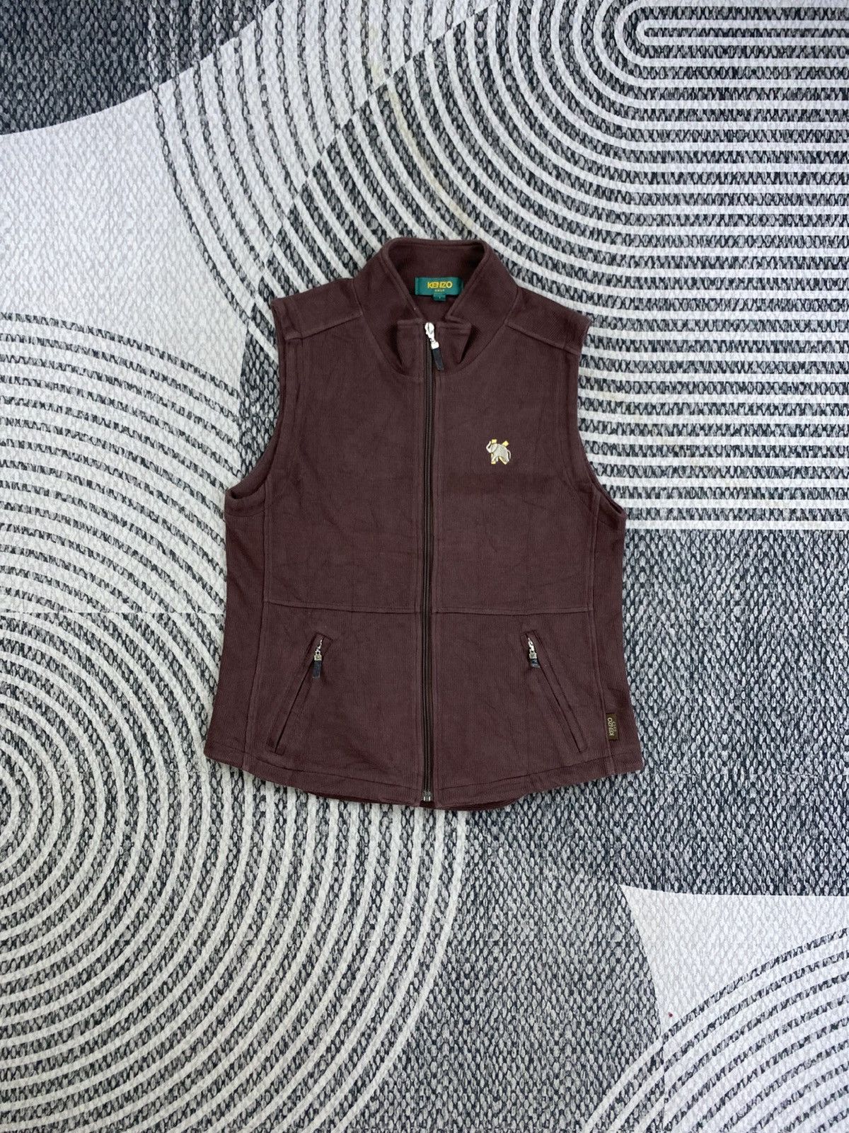 Kenzo Vintage Kenzo Golf Big Logo Embroidery Vest Size US S / EU 44-46 / 1 - 3 Thumbnail