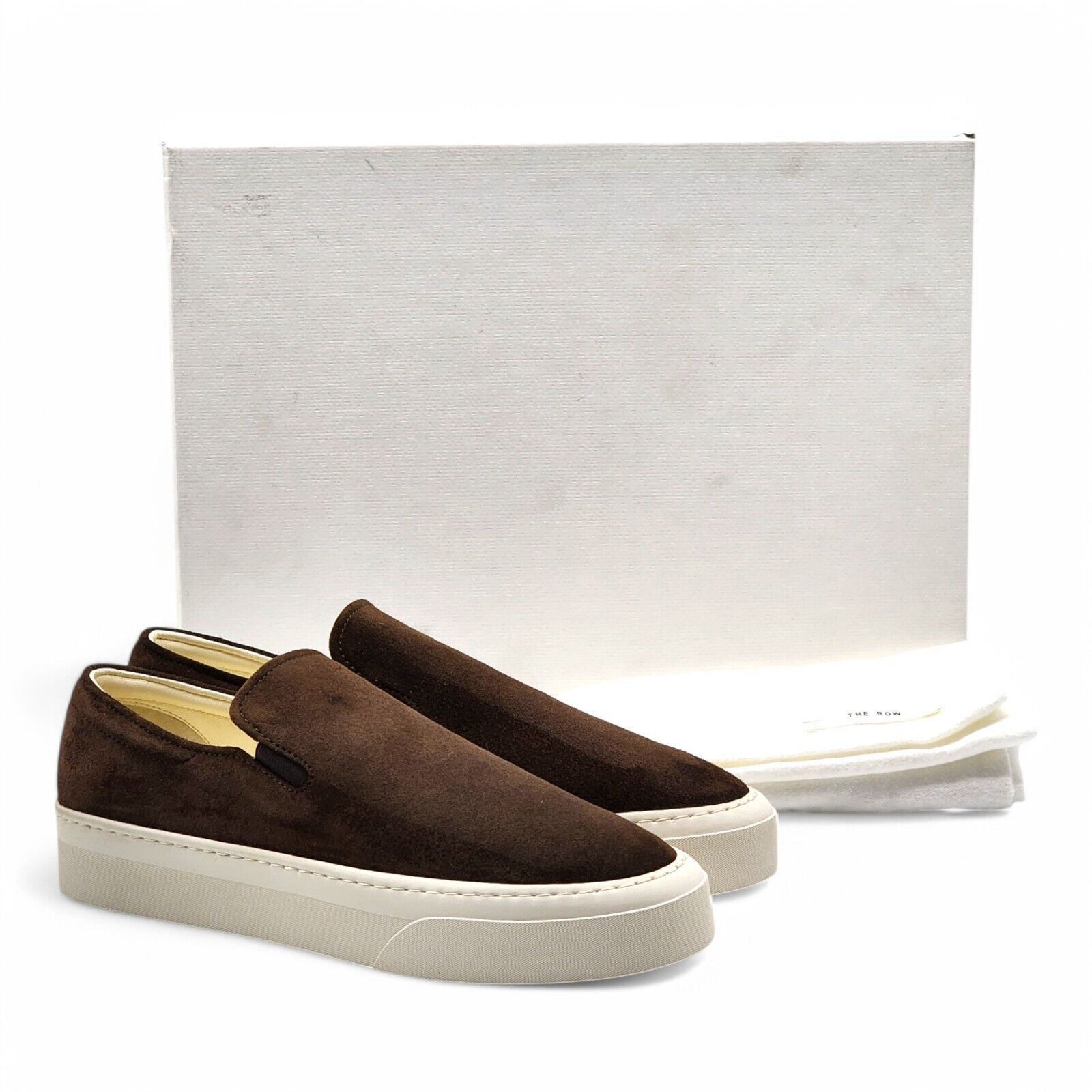 The Row Marie H Suede Sneakers in Brown - EU 36.5 / US 6.5 - $810 Size US 6.5 / IT 36.5 - 6 Thumbnail