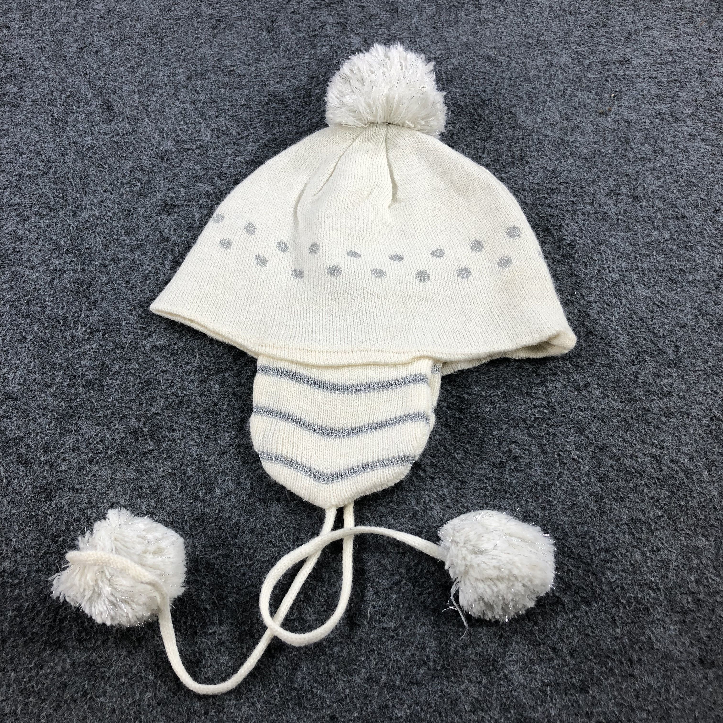 Vintage Unknown Earflap Bobble Beanie Snowcap Snow Hat B228 Size ONE SIZE - 3 Thumbnail