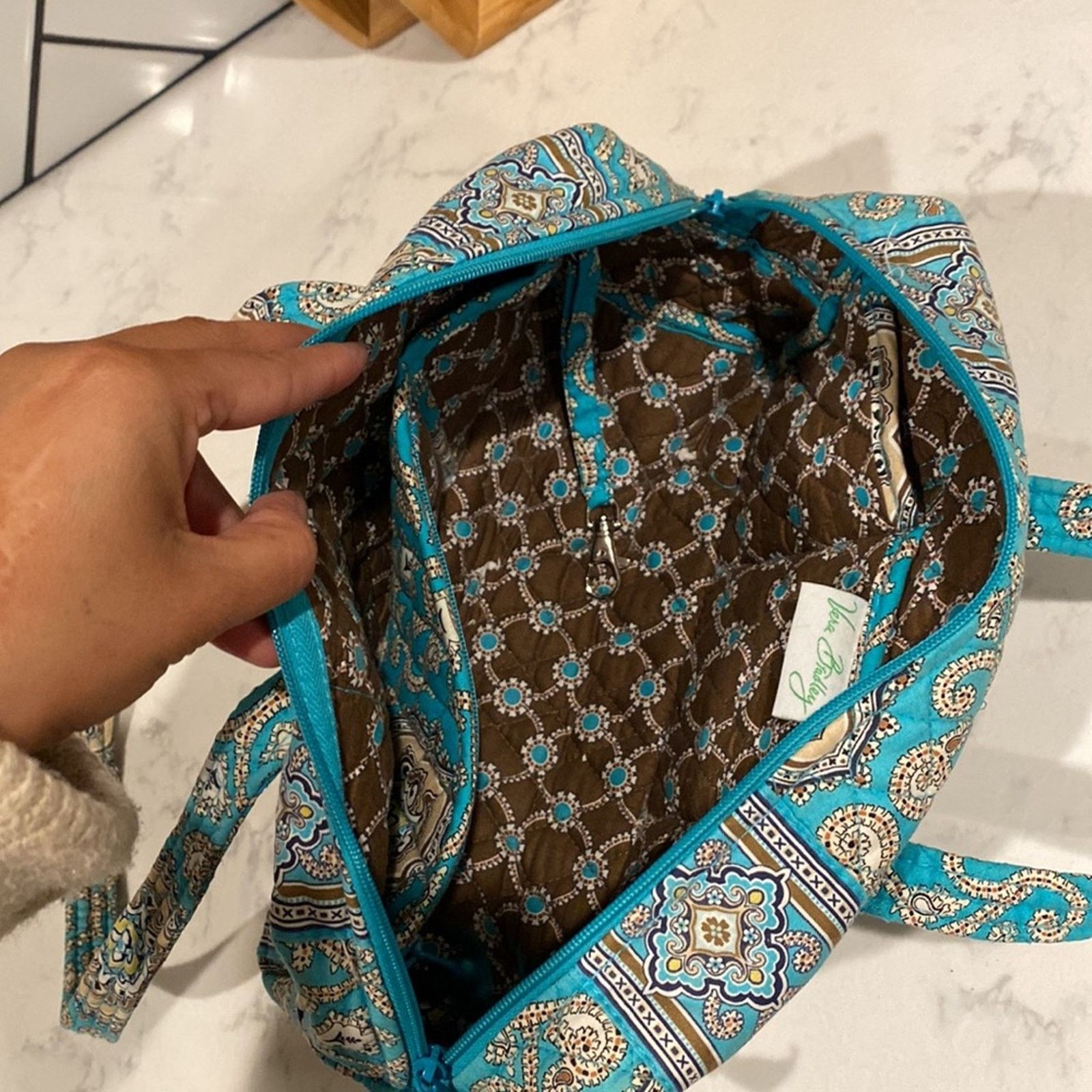 Vera Bradley Vera Bradley Totally Turq Rectangular Shoulder bag Y2K Size ONE SIZE - 9 Thumbnail
