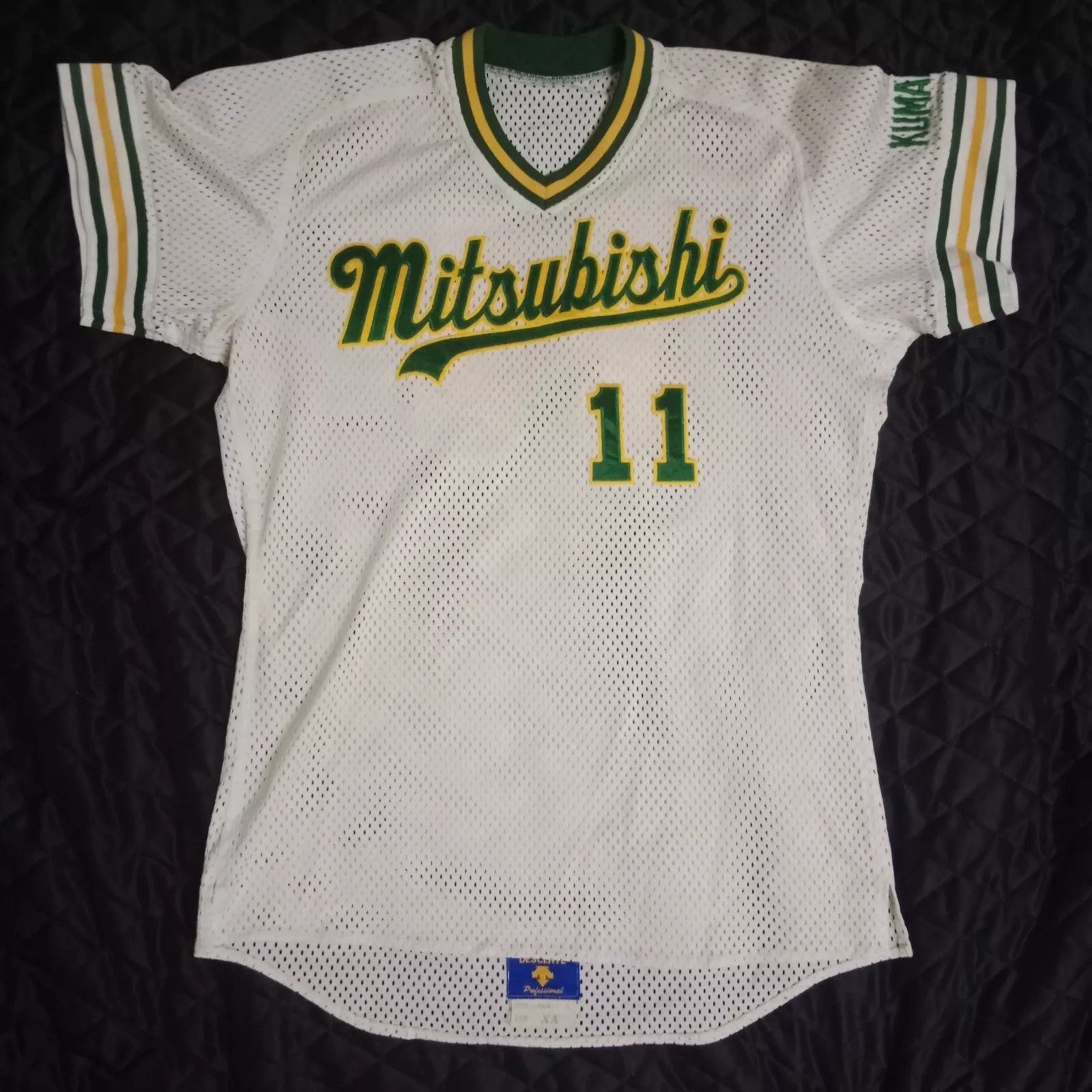 Japanese Brand × MLB Mitsubishi Denki B-Team Game Used Japanese Baseball Jersey Size US L / EU 52-54 / 3 - 1 Thumbnail