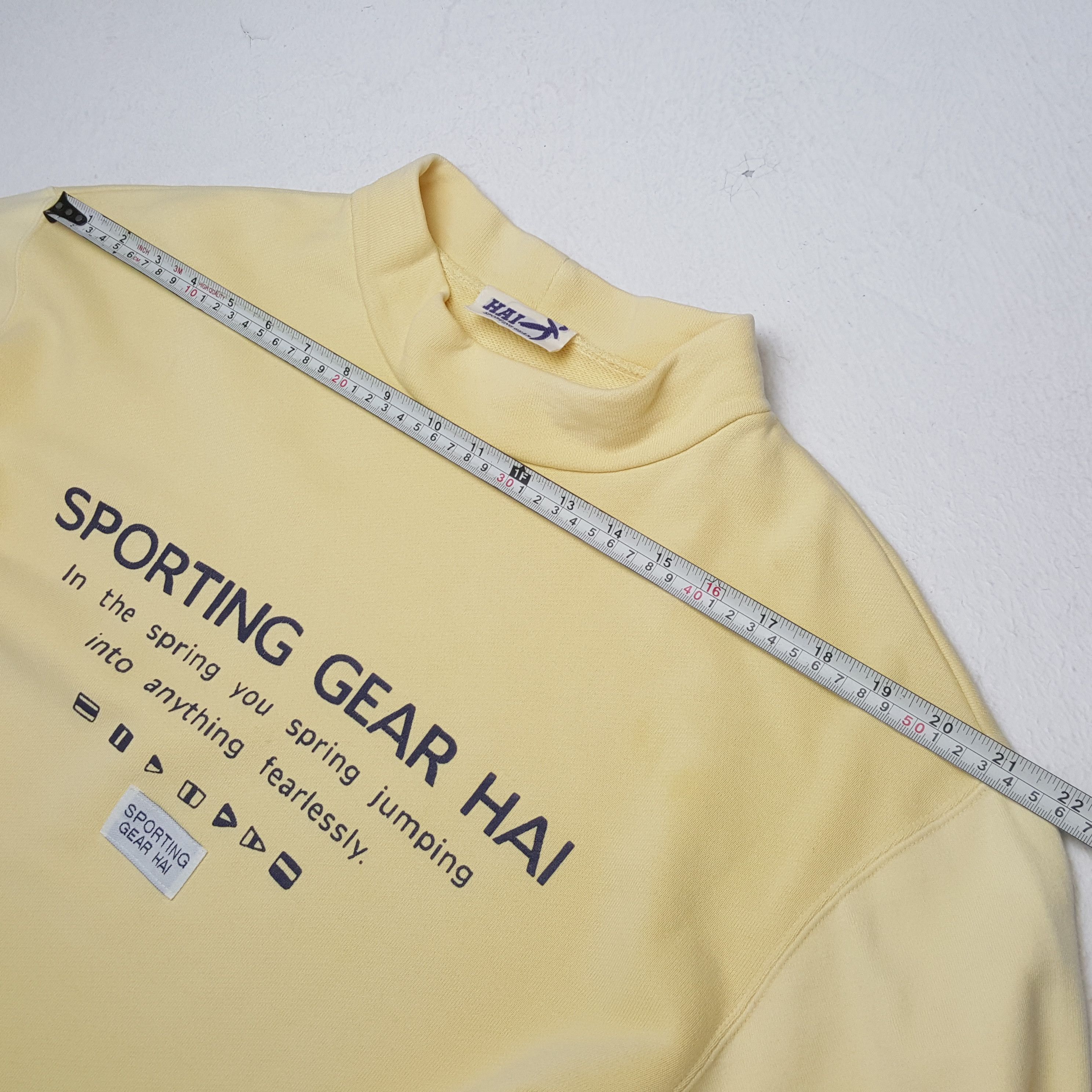 Hai Sporting Gear × Issey Miyake × Vintage HAI SPORTING GEAR by ISSEY MIYAKE Designer Sweatshirt Size US M / EU 48-50 / 2 - 4 Thumbnail