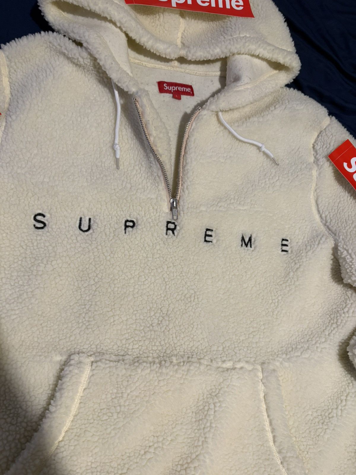 Supreme Supreme Sherpa fleece pullover Size US L / EU 52-54 / 3 - 2 Thumbnail