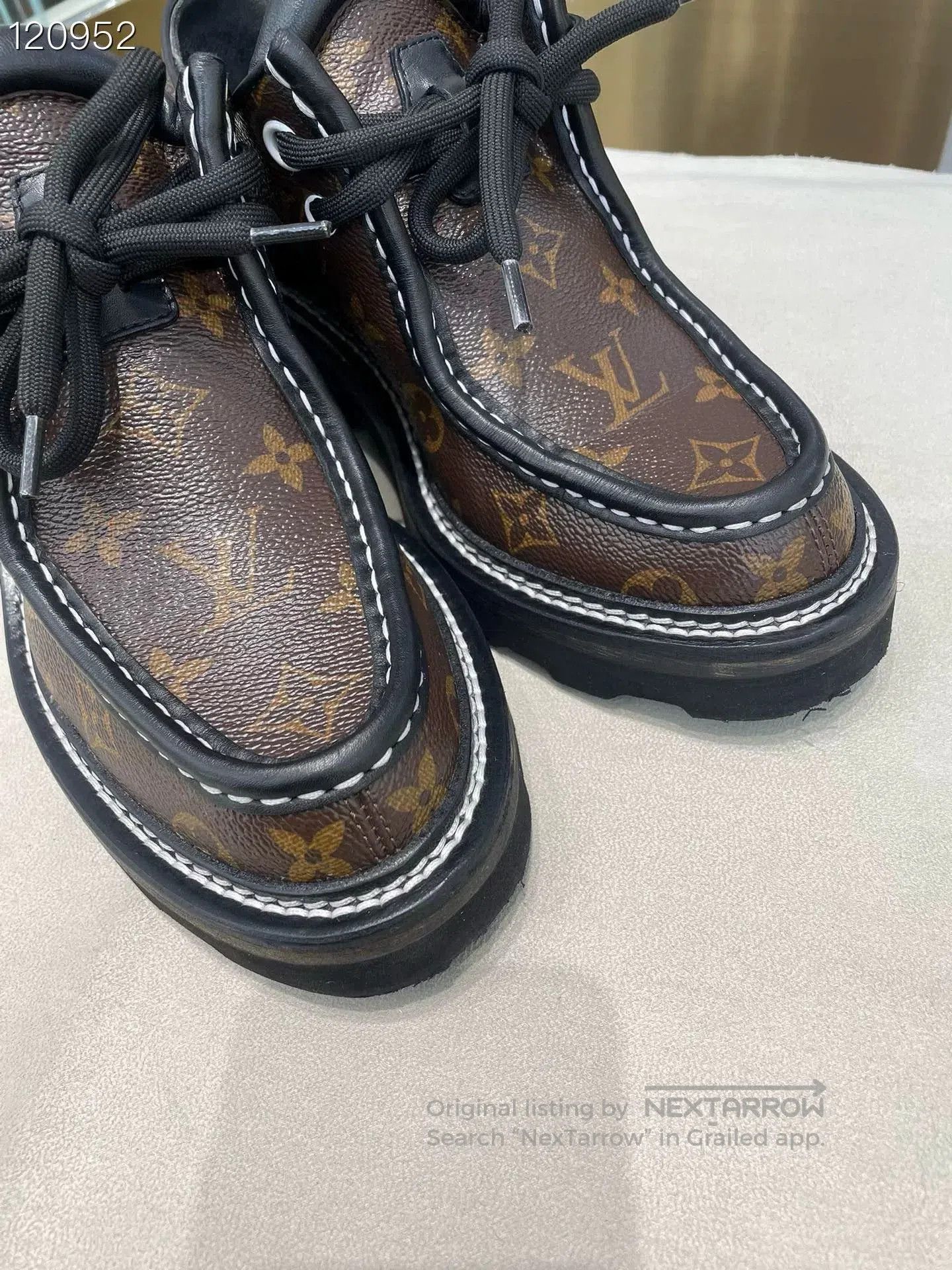 Louis Vuitton Louis Vuitton Beauvoir Monogram Platform Derby. Size US 7 / IT 37 - 5 Thumbnail