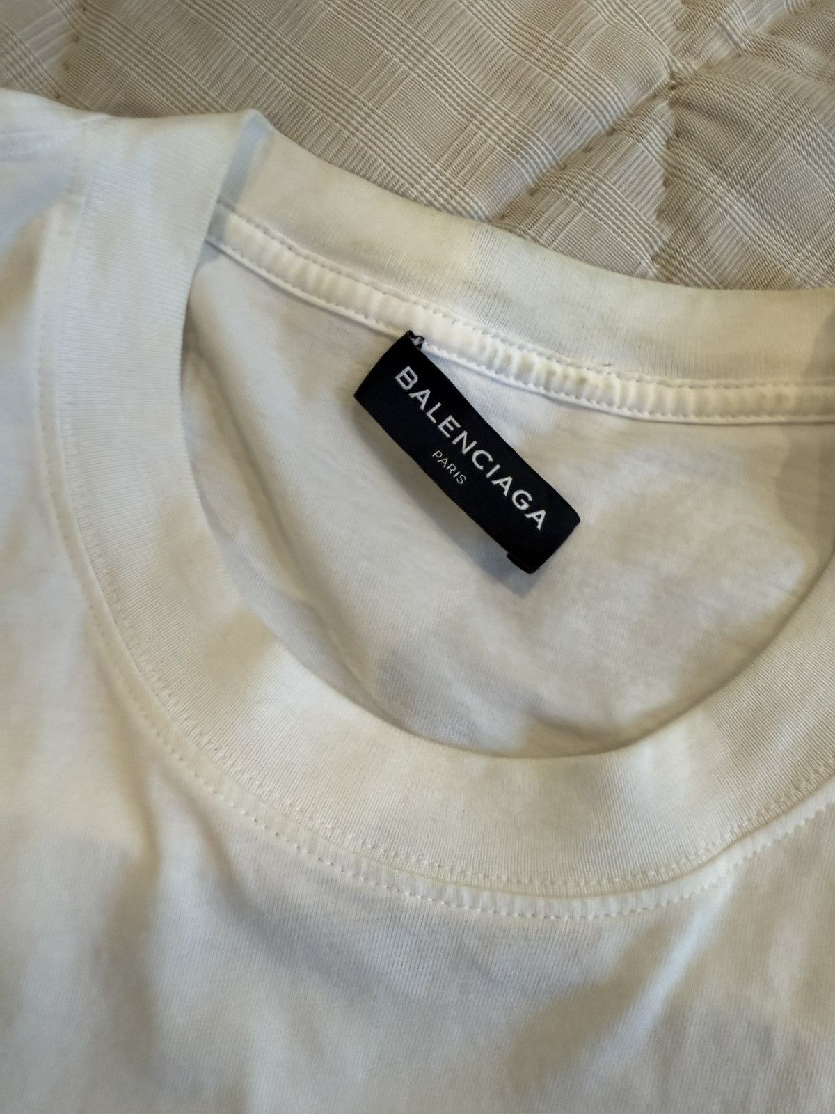Balenciaga Balenciaga europe pocket tee white Size US XS / EU 42 / 0 - 4 Thumbnail